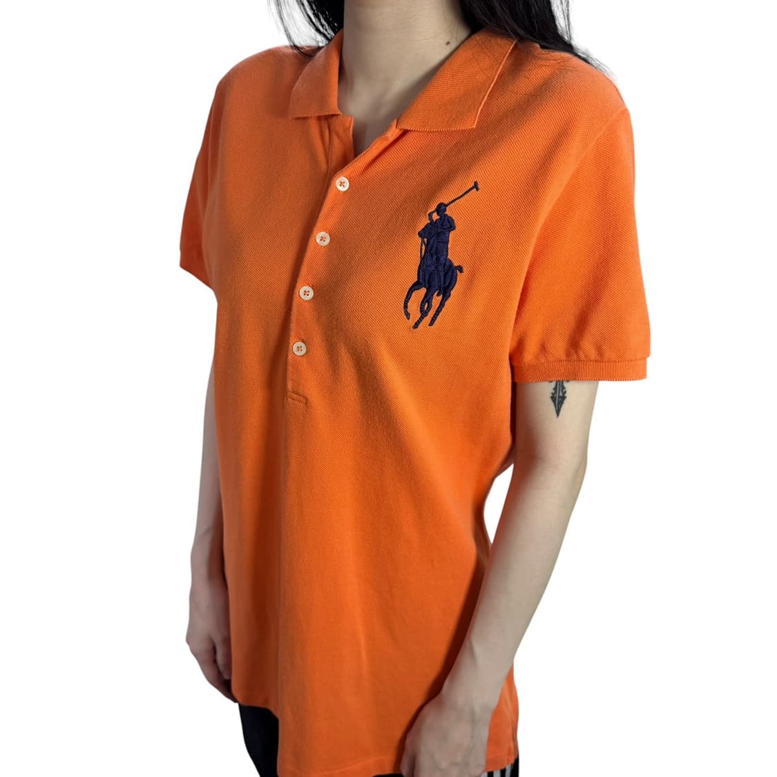 우먼 신형 폴로 랄프로렌 오렌지 빅포니 반팔카라티 상품이미지2