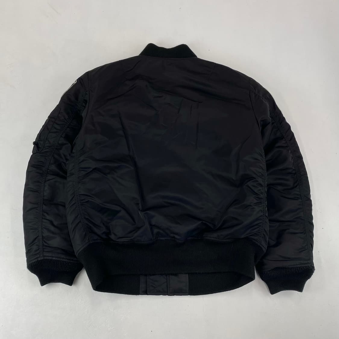 쇼트 블랙 Ma-1 항공 봄버 점퍼 (100) 상품이미지2