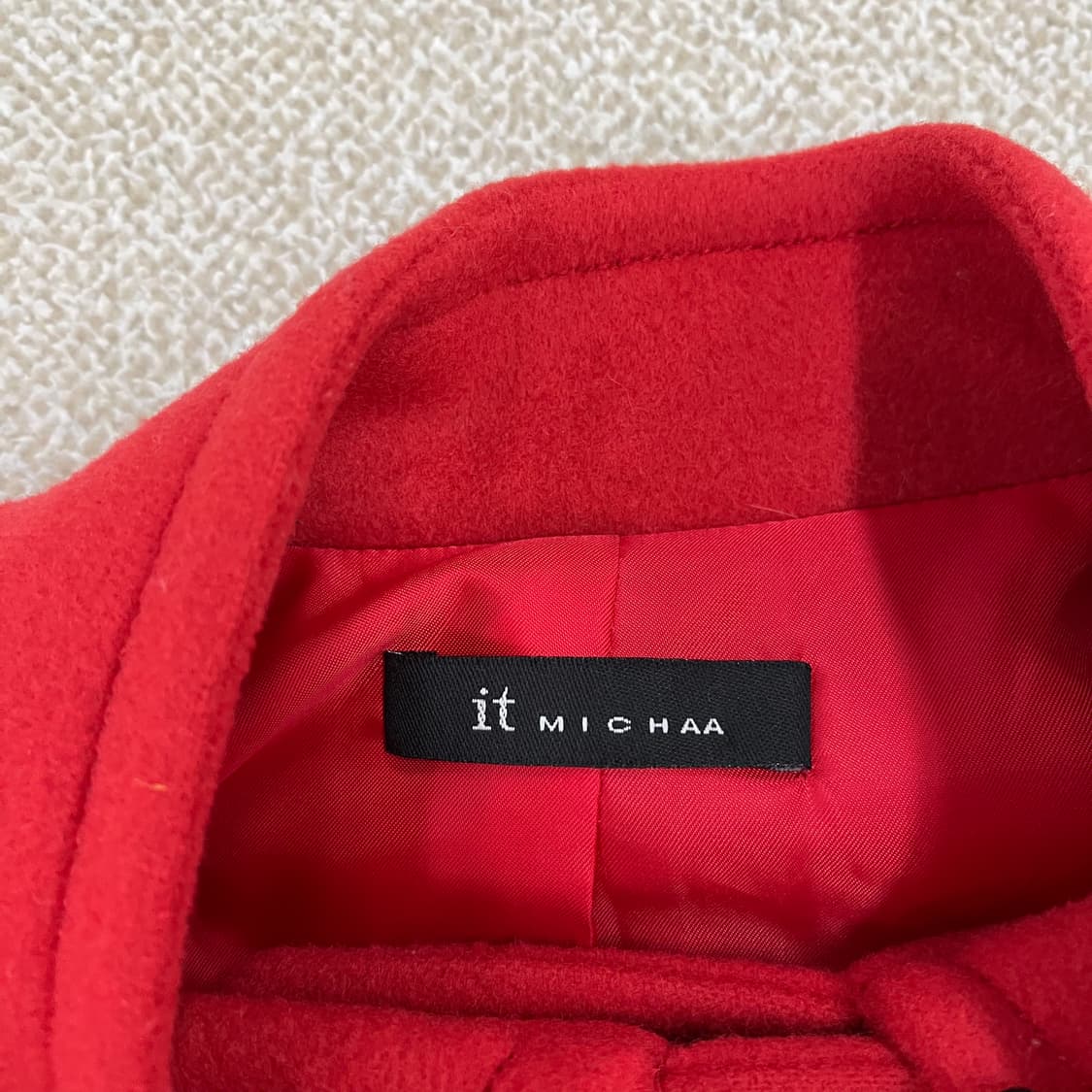 91-98-165 잇미샤 여성 울 코트 0209M1 상품이미지2