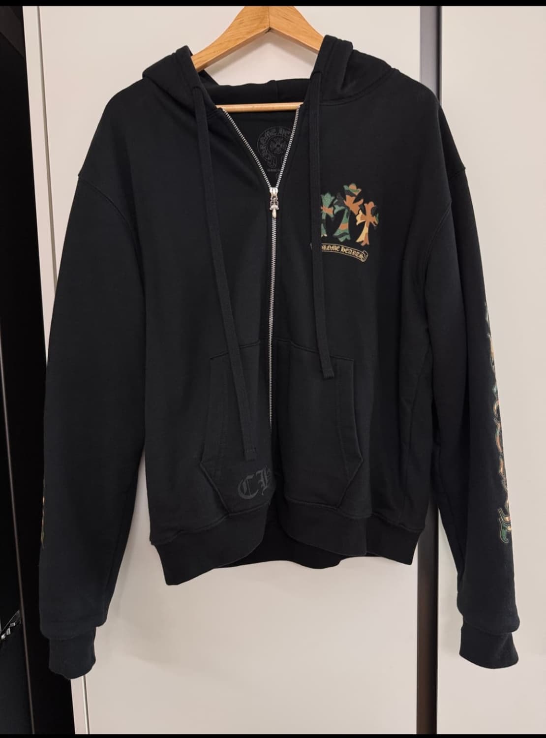 크롬하츠 카모 헤비웨이트 후드집업 S 상품이미지2