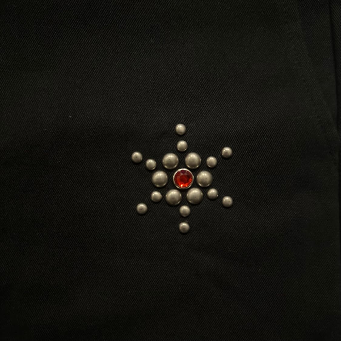 잼스톤 스터드 블랙 팬츠 상품이미지4