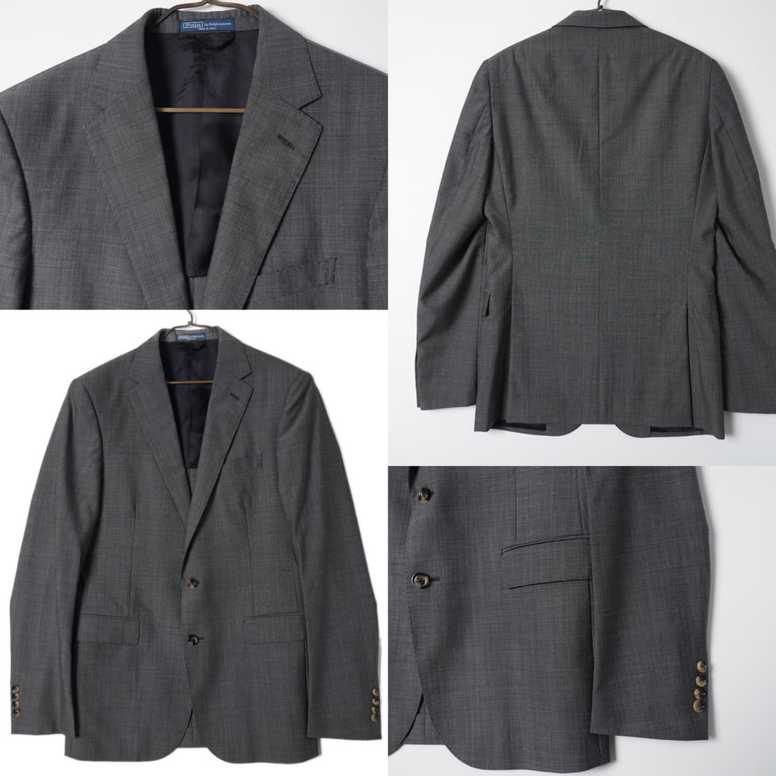 (50/100)Italy POLO 폴로랄프로렌 2버튼 블레이저 그레이 상품이미지10