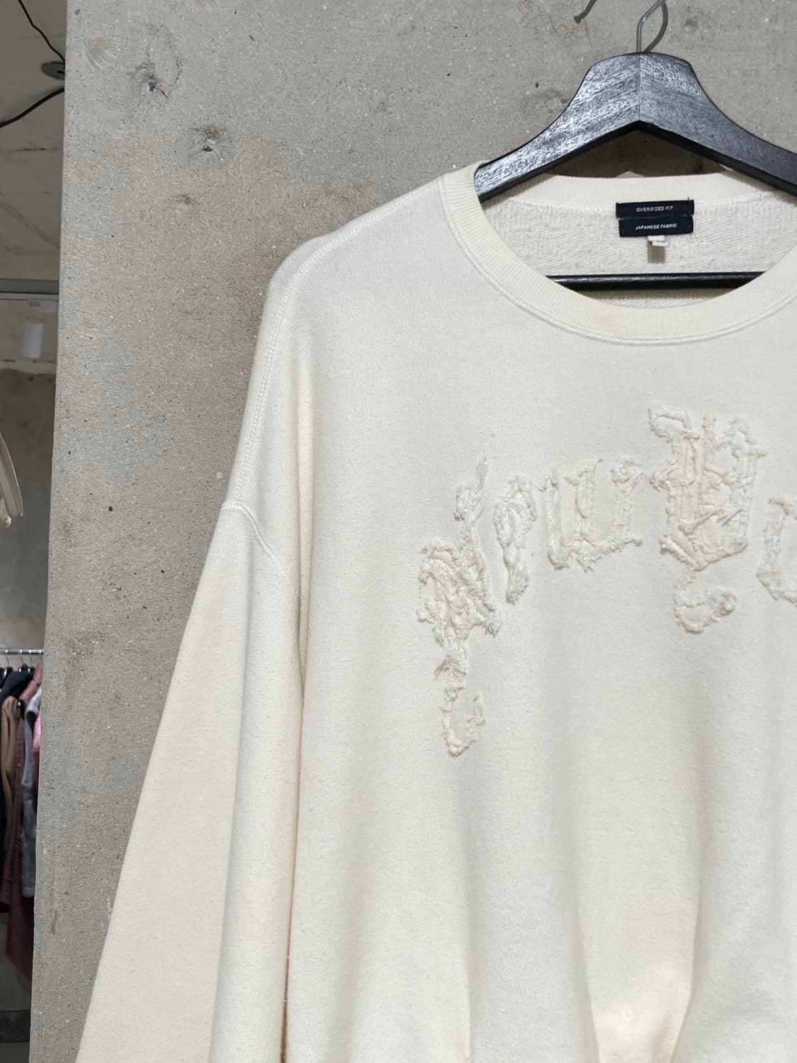 r13 아이보리 뉴욕 벌룬 오버사이즈 스웻 셔츠 상품이미지2