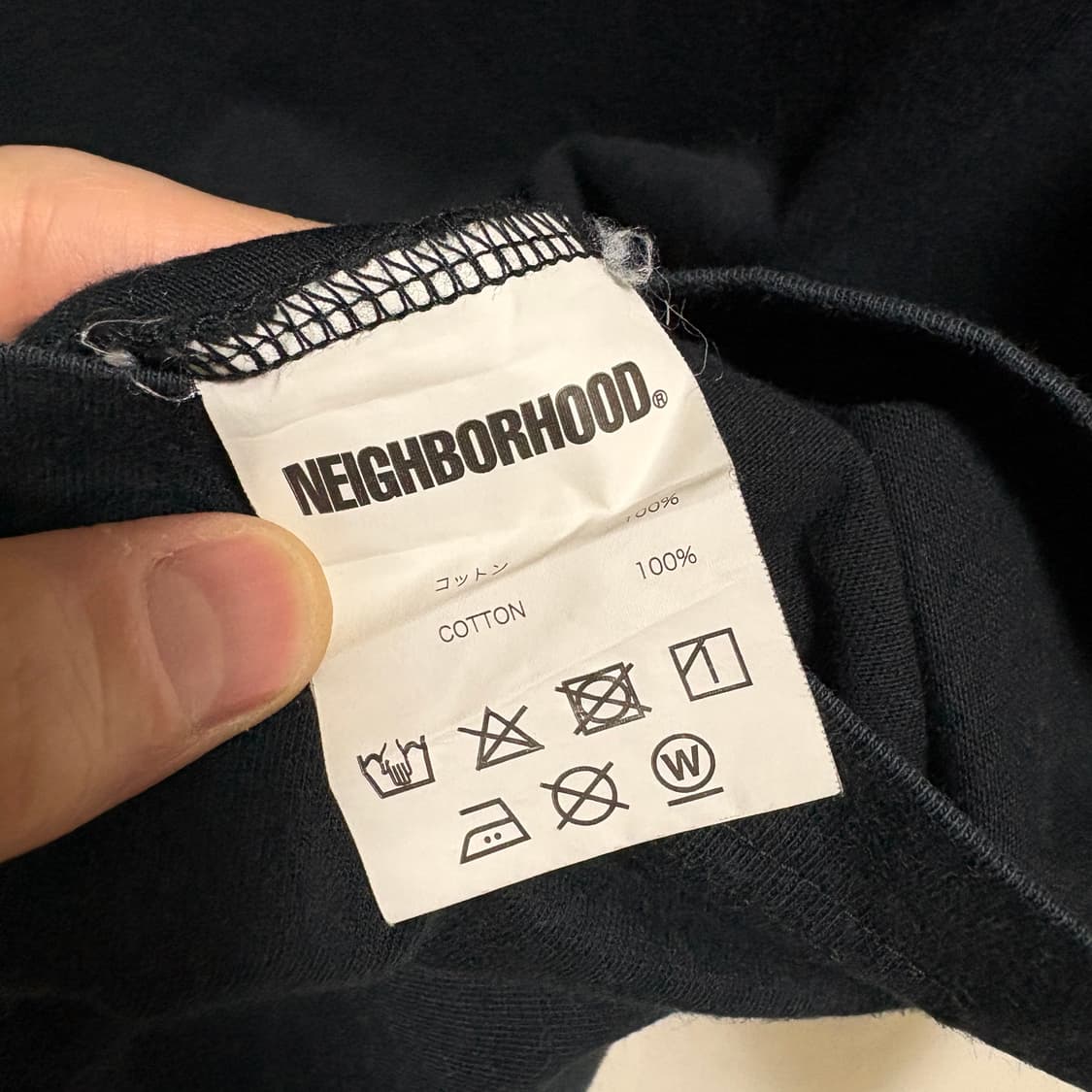 네이버후드 크래프트 프라이드 백프린트 롱슬리브 티셔츠 / 블랙, M 상품이미지9