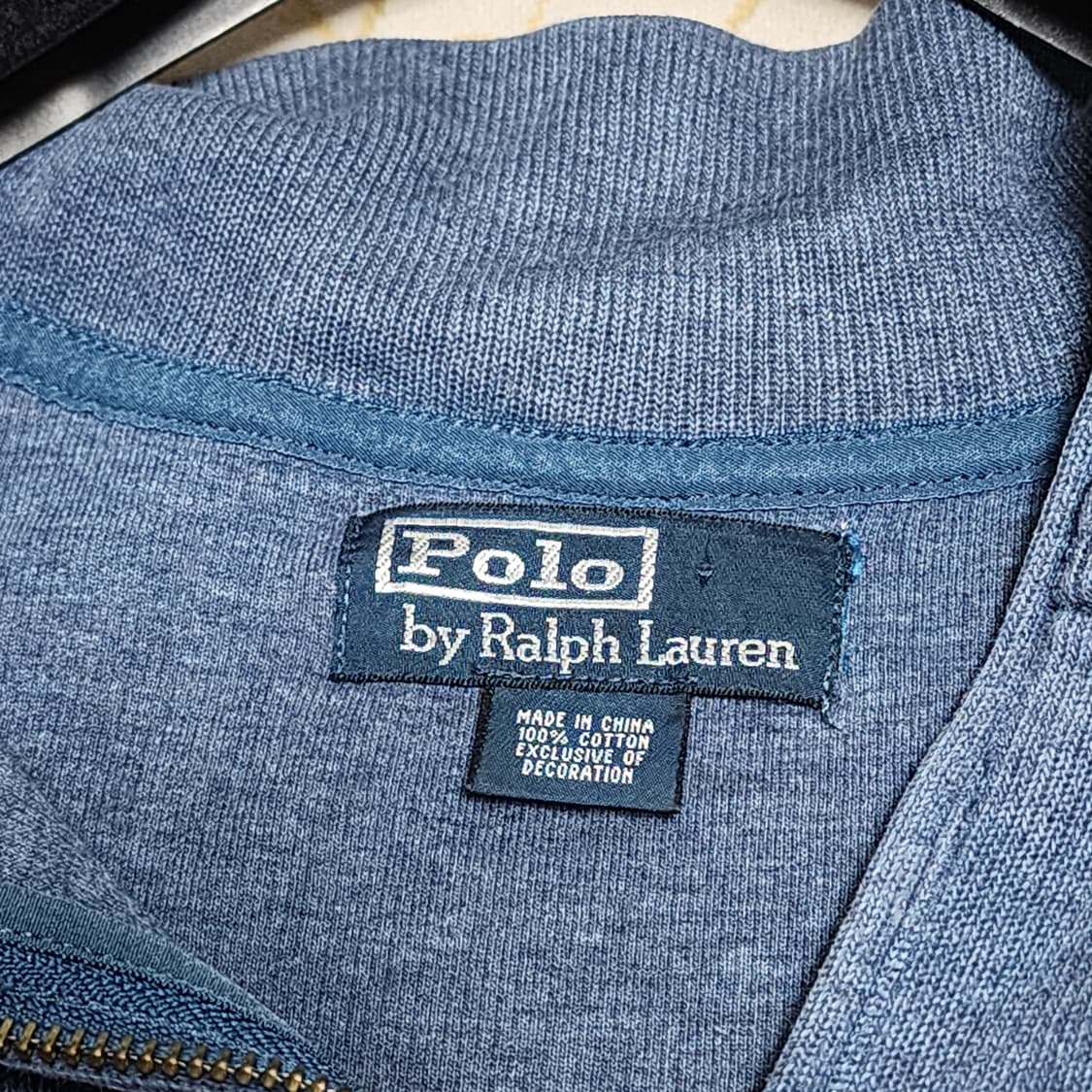 폴로 코튼 반집업 니트
M 상품이미지2