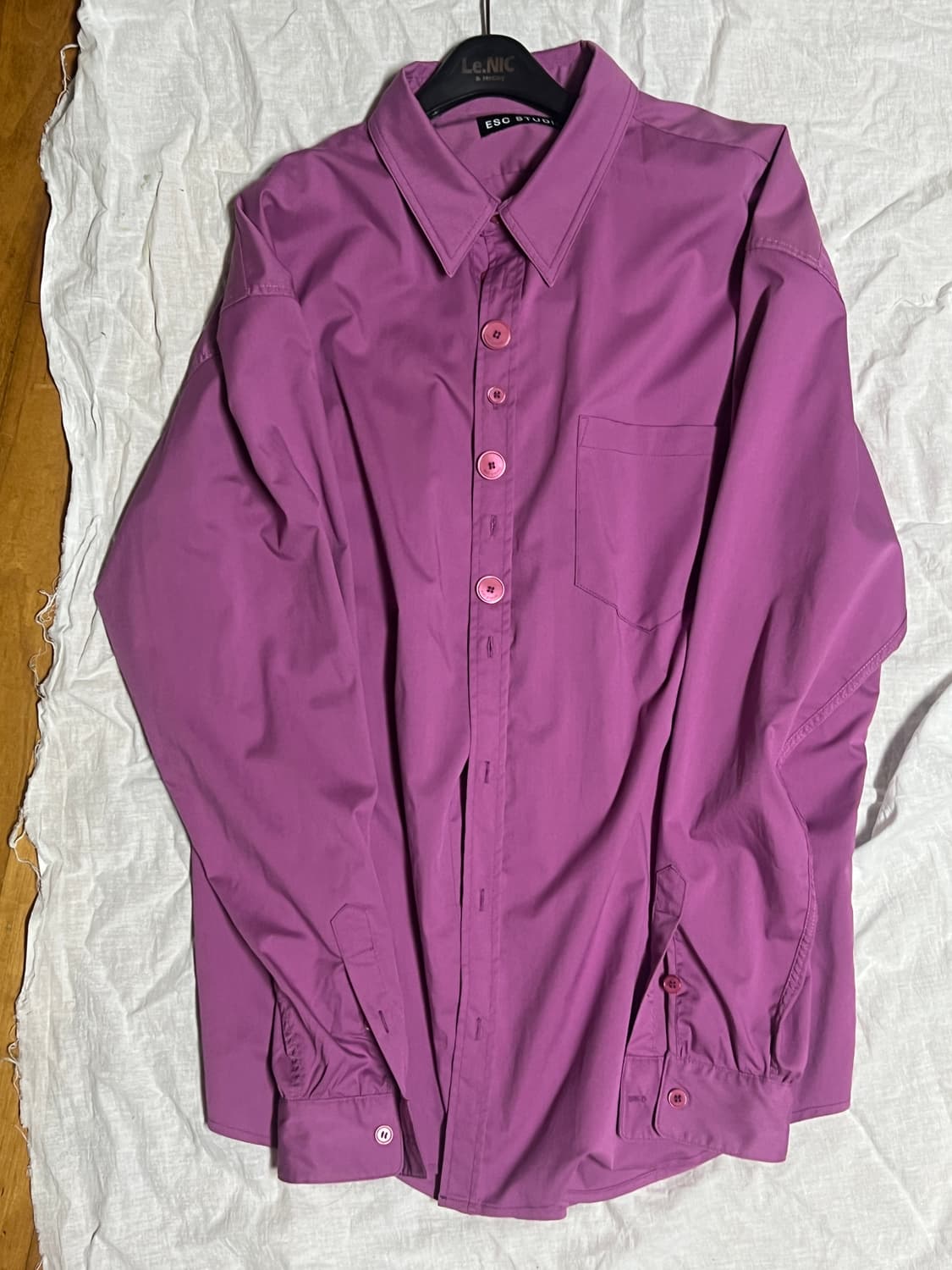 (2회착) 존예 버튼 esc studio 셔츠 상품이미지2