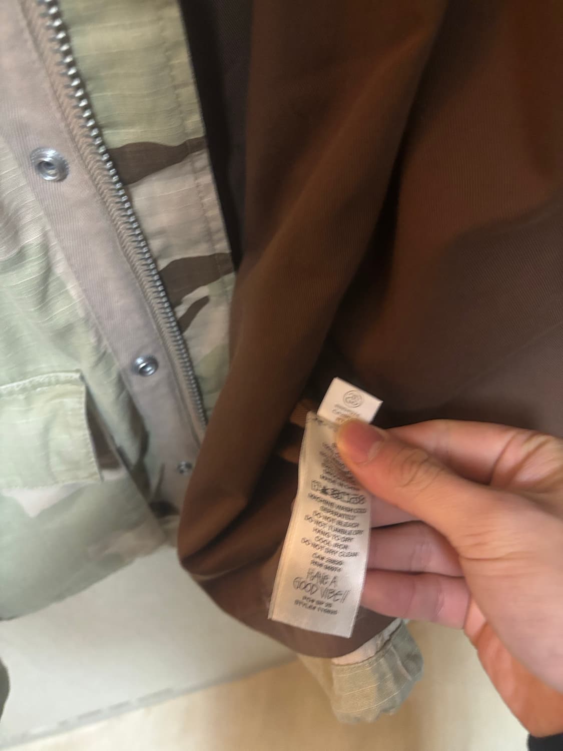 스투시 25ss m65 필드자켓 샌드카모 상품이미지4