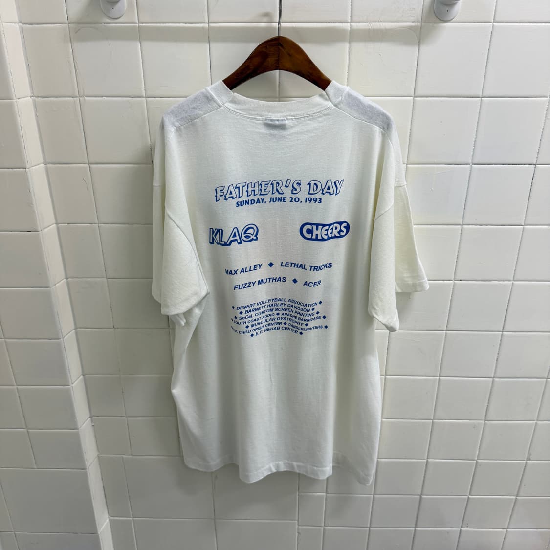 90s 페스티벌 그래픽 싱글스티치 티셔츠 상품이미지9