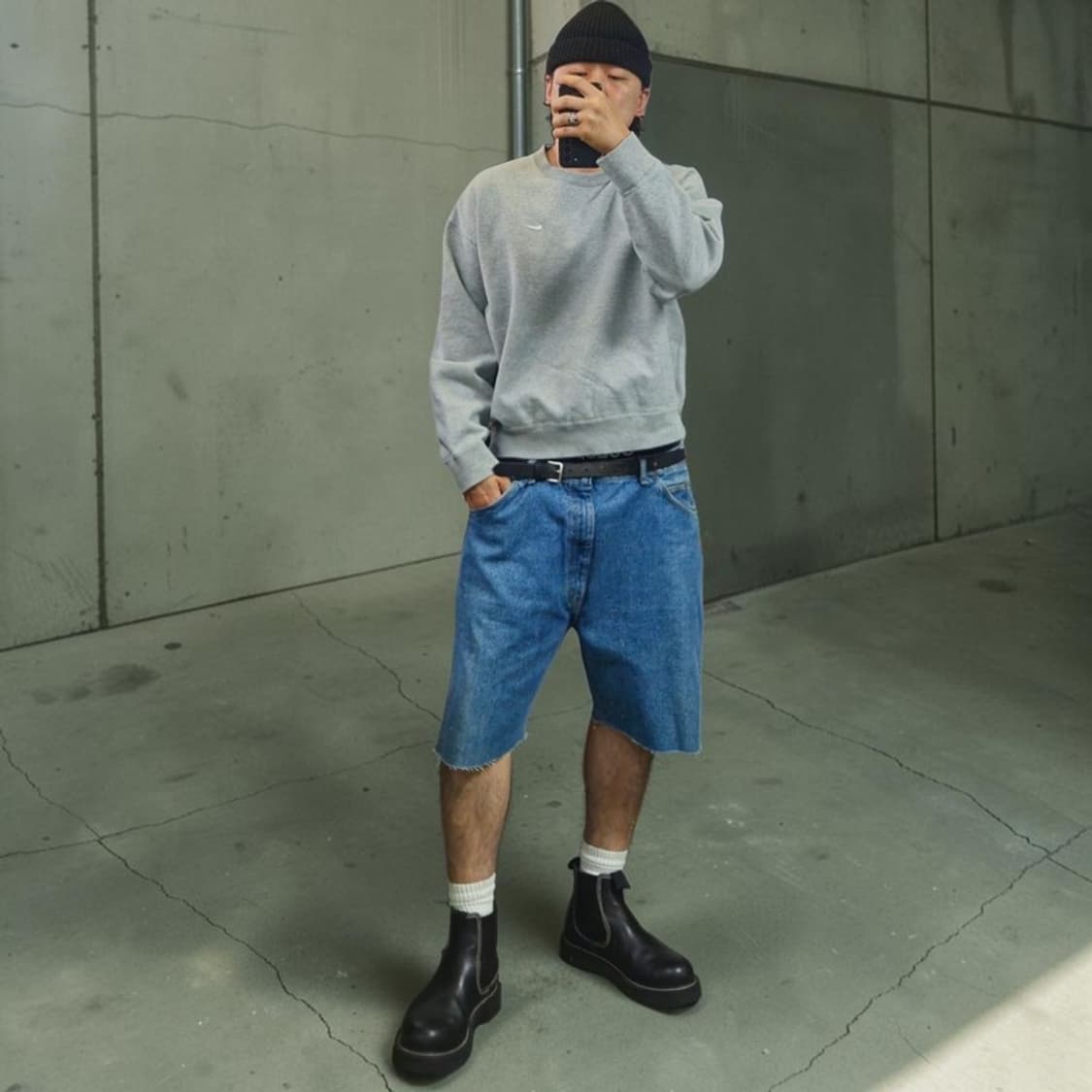 나이키 NRG 크롭 맨투맨 스웻셔츠 M0631 상품이미지2