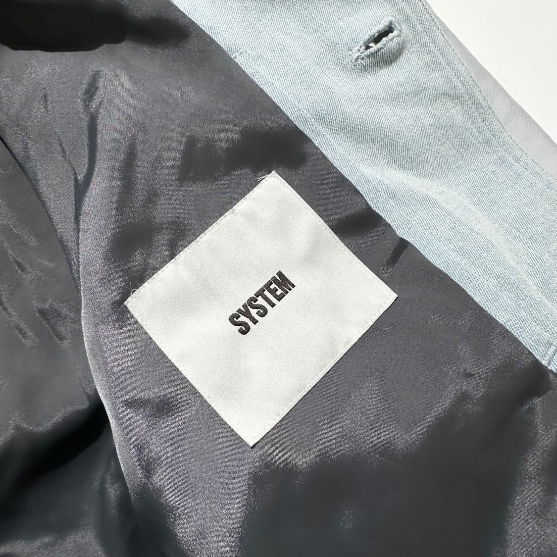 시스템옴므 데님 플라이트 봄버 자켓 상품이미지9