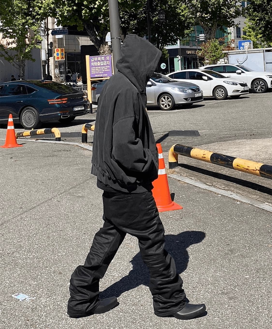 언더마이카 mu.11 안티 Fxxking logo 피그먼트 후드 집업 1 상품이미지6