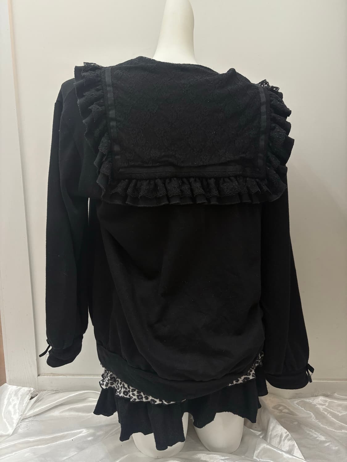 갸루 레이스 러플 집업 상품이미지3