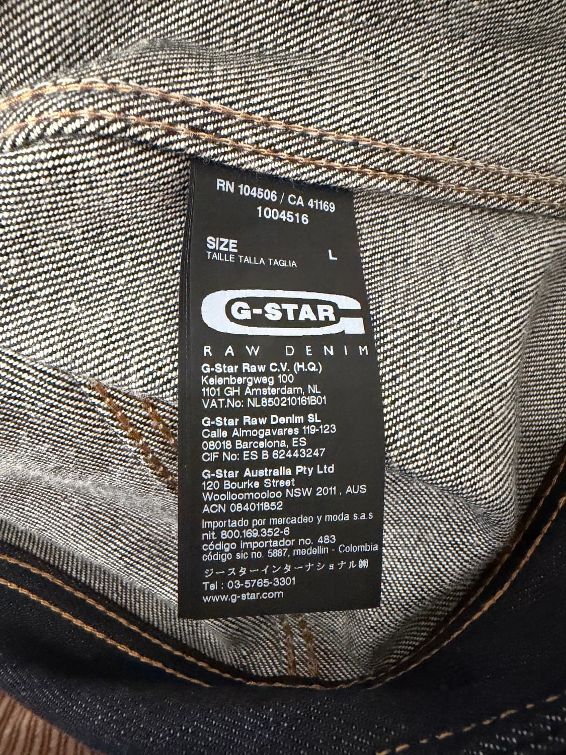 G-STAR RAW 인디고 데님 트러커 자켓 상품이미지5