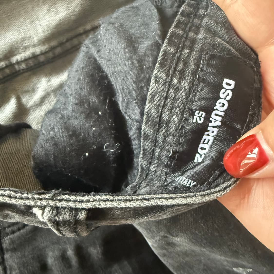 디스퀘어드 아카이브아머 지퍼 새깅진 상품이미지6