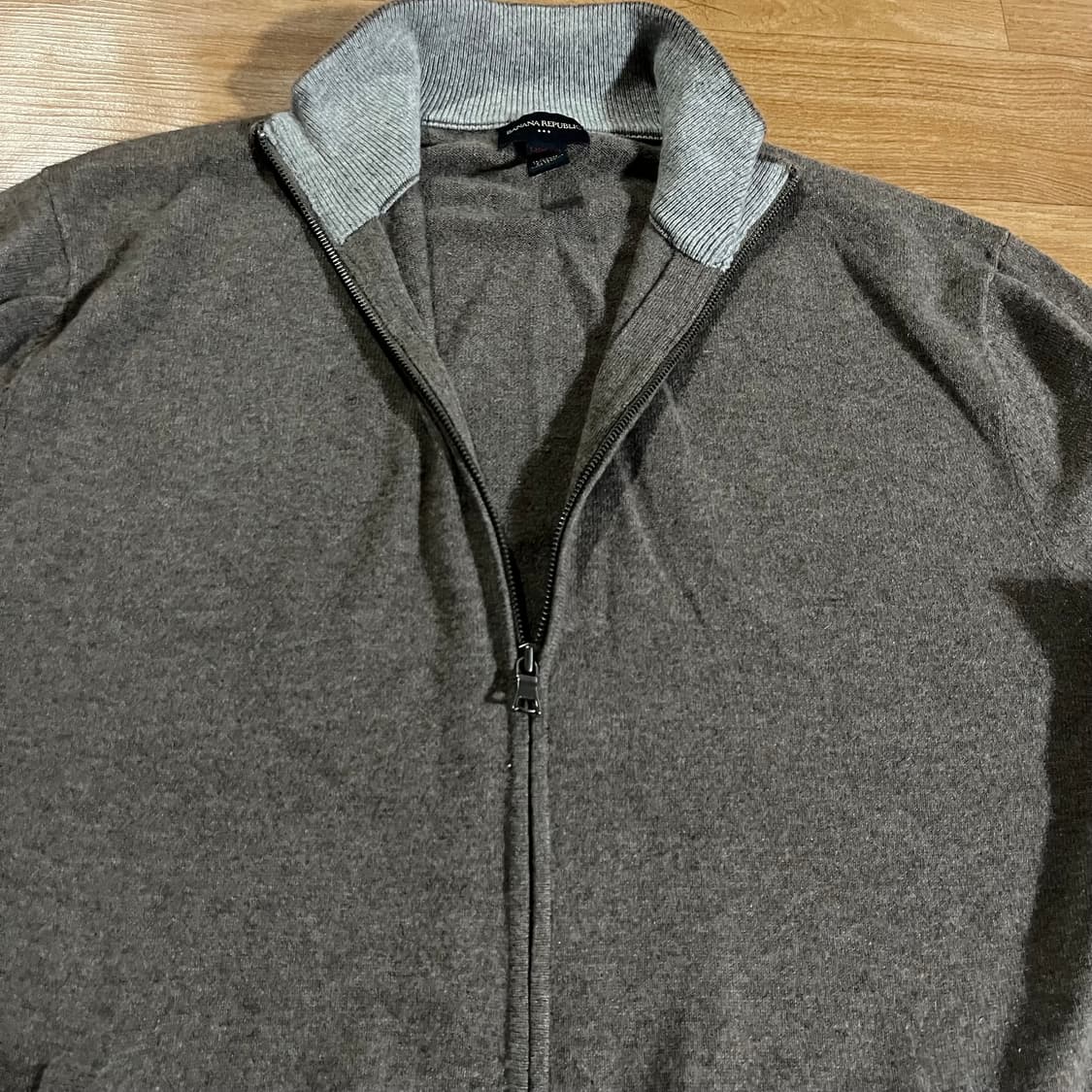 [110] 바나나리퍼블릭 캐시미어100 니트집업 상품이미지2