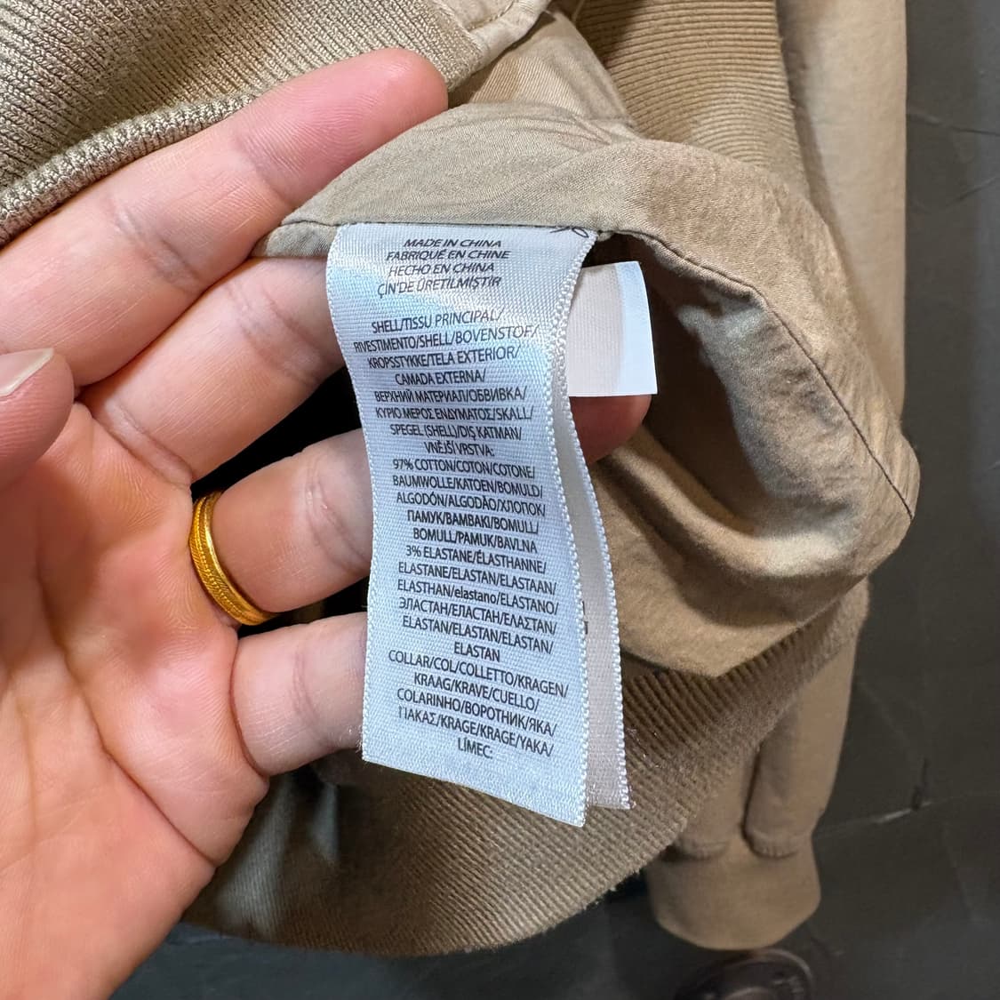 [XL] POLO 폴로 랄프로렌 베이지 면자켓 상품이미지7