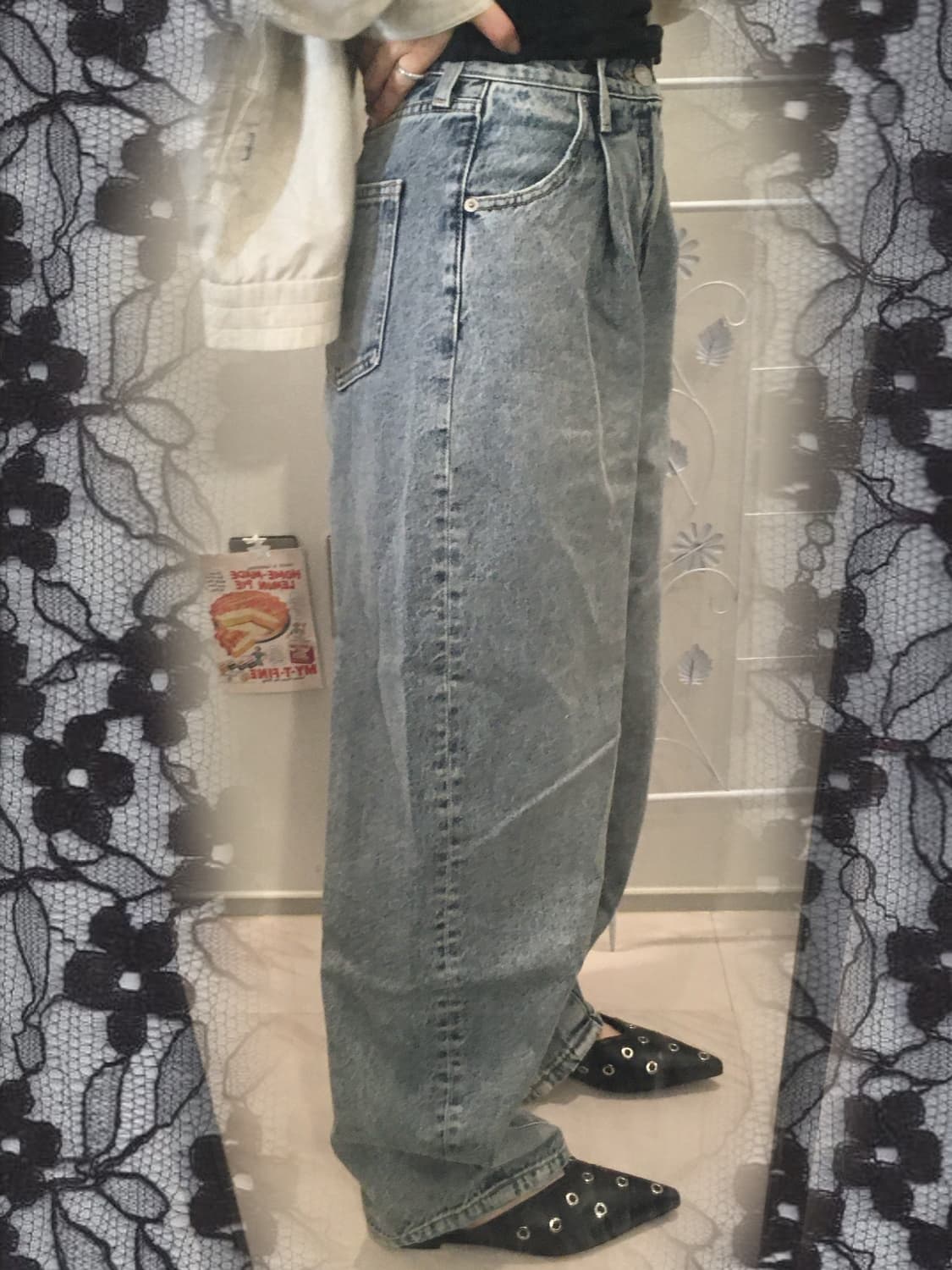 jpn vintage pintuck denim pants 상품이미지3
