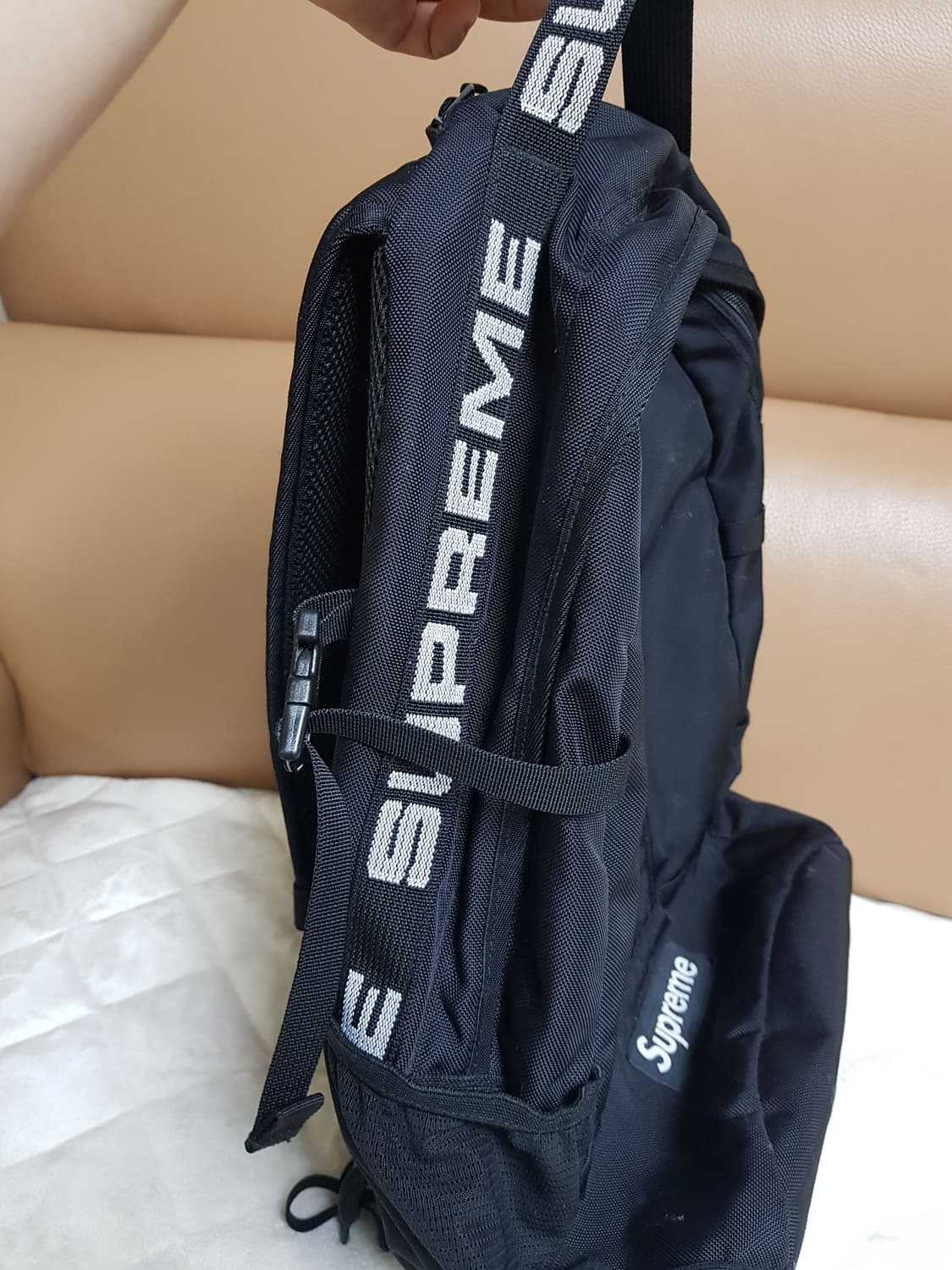 슈프림 백팩 블랙 18SS 상품이미지4