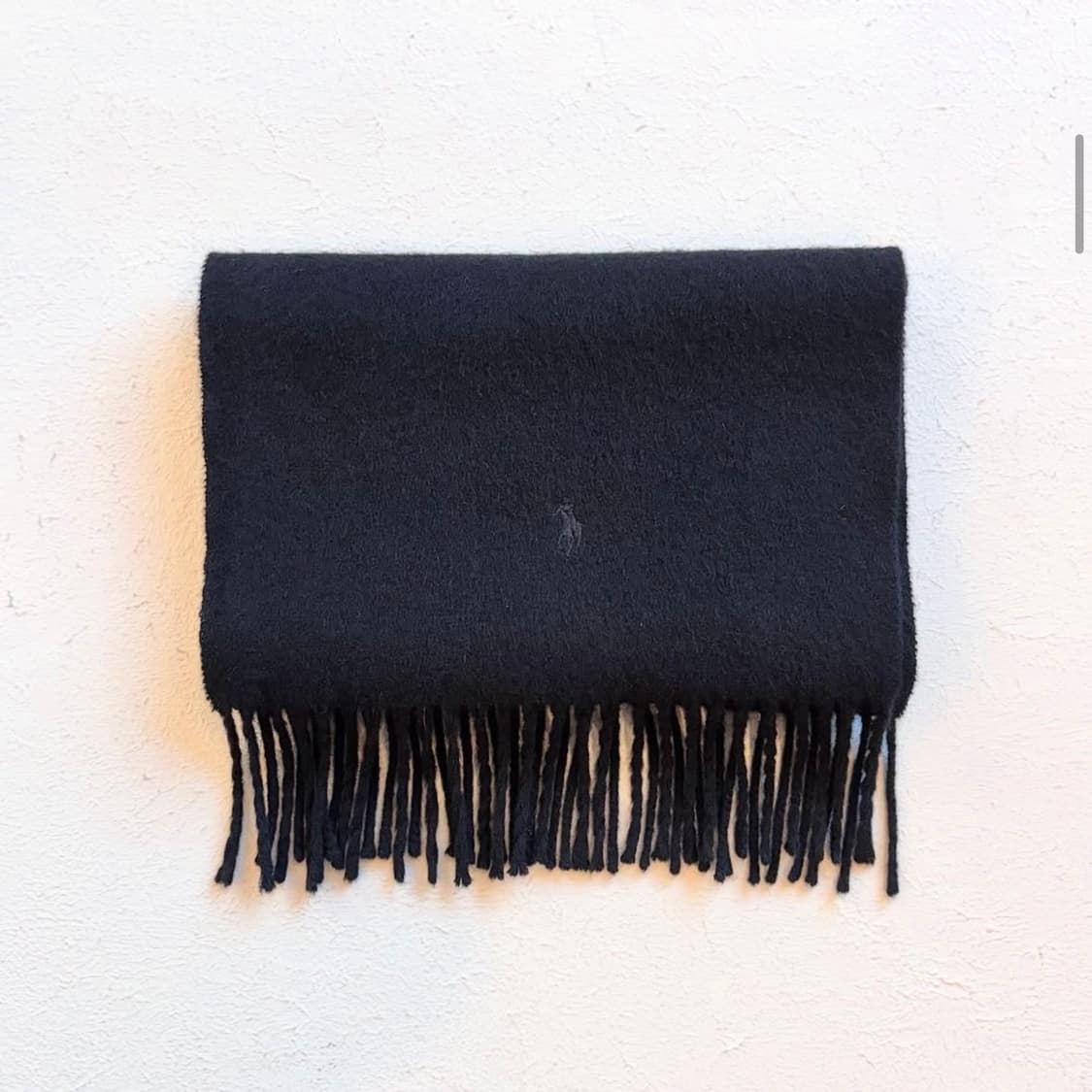 폴로랄프로렌 블랙 울 머플러 상품이미지1