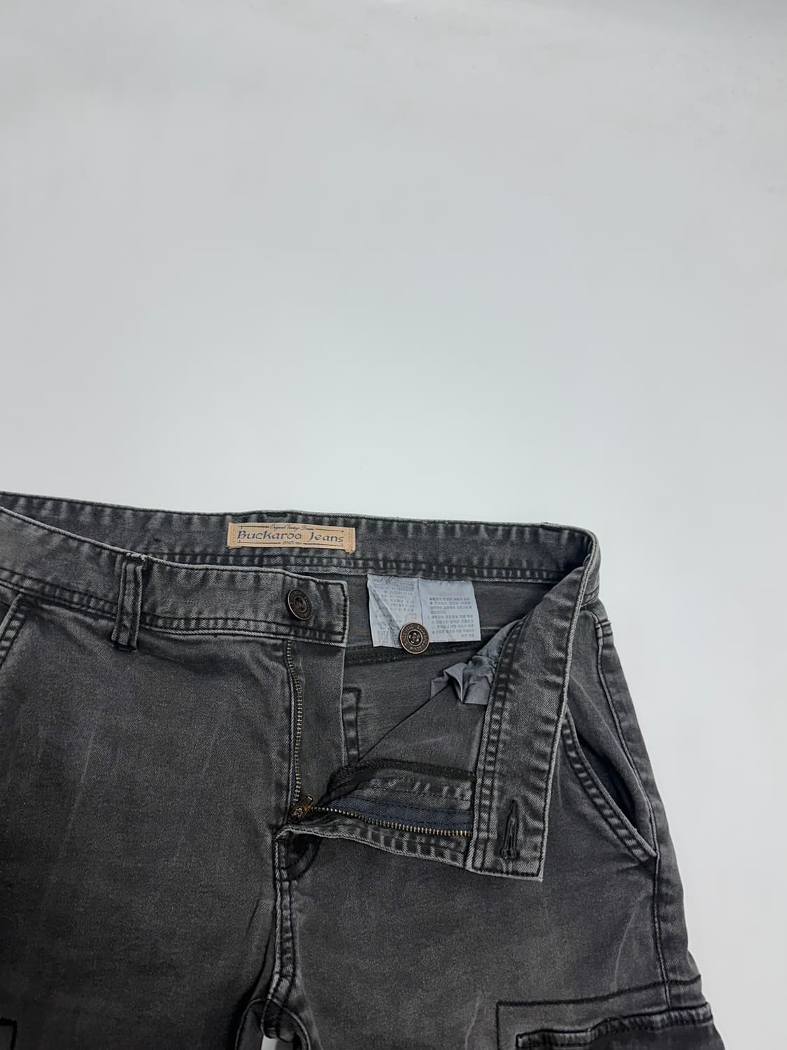 버커루 그레이 카고 데님팬츠 상품이미지4