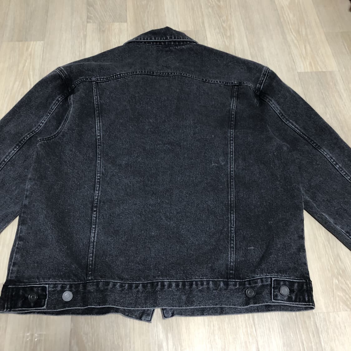 (XL) 브랜디드 BRANDED 2001 슬로우 워커 데님 자켓 블랙 상품이미지7