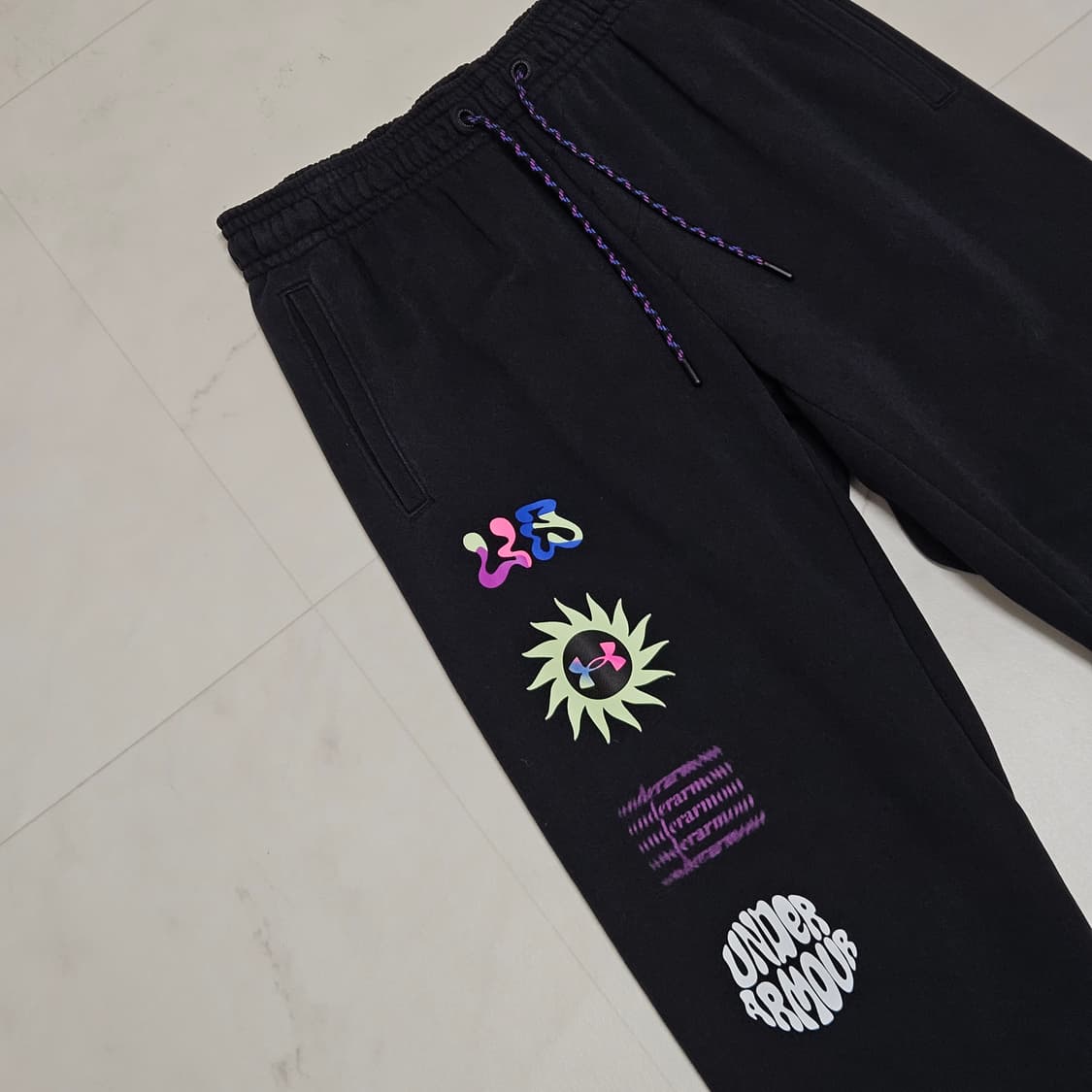 XL 언더아머 UA 엘리베이티드 테리 스웻 조거팬츠 상품이미지2