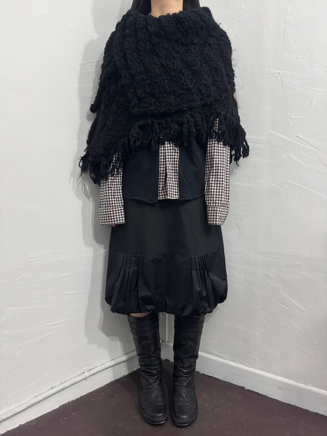 whiz pink check detail shirt 상품이미지5