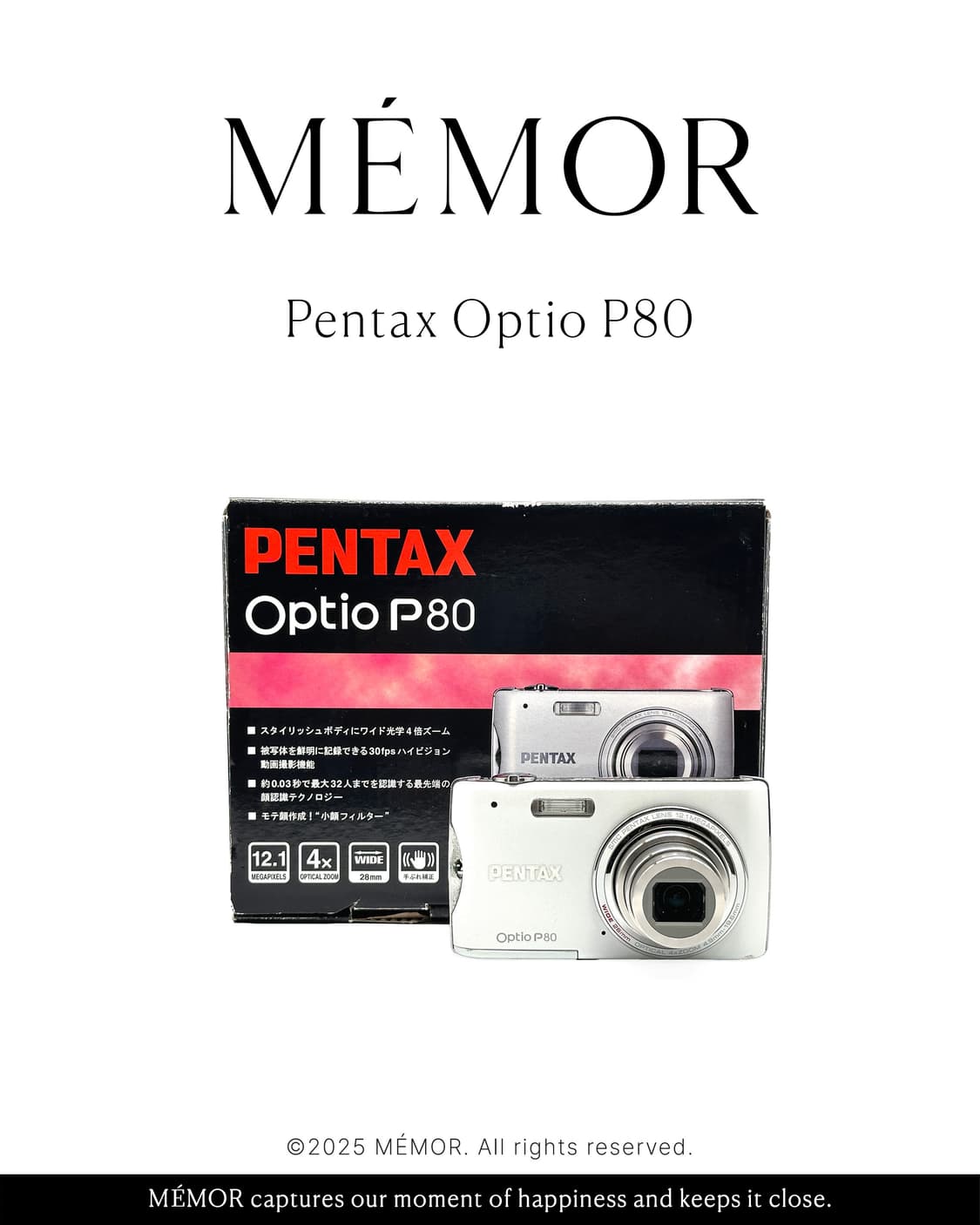 뉴트럴톤/블러리작례✨Pentax Optio P80 펜탁스 디카 카메라 상품이미지6