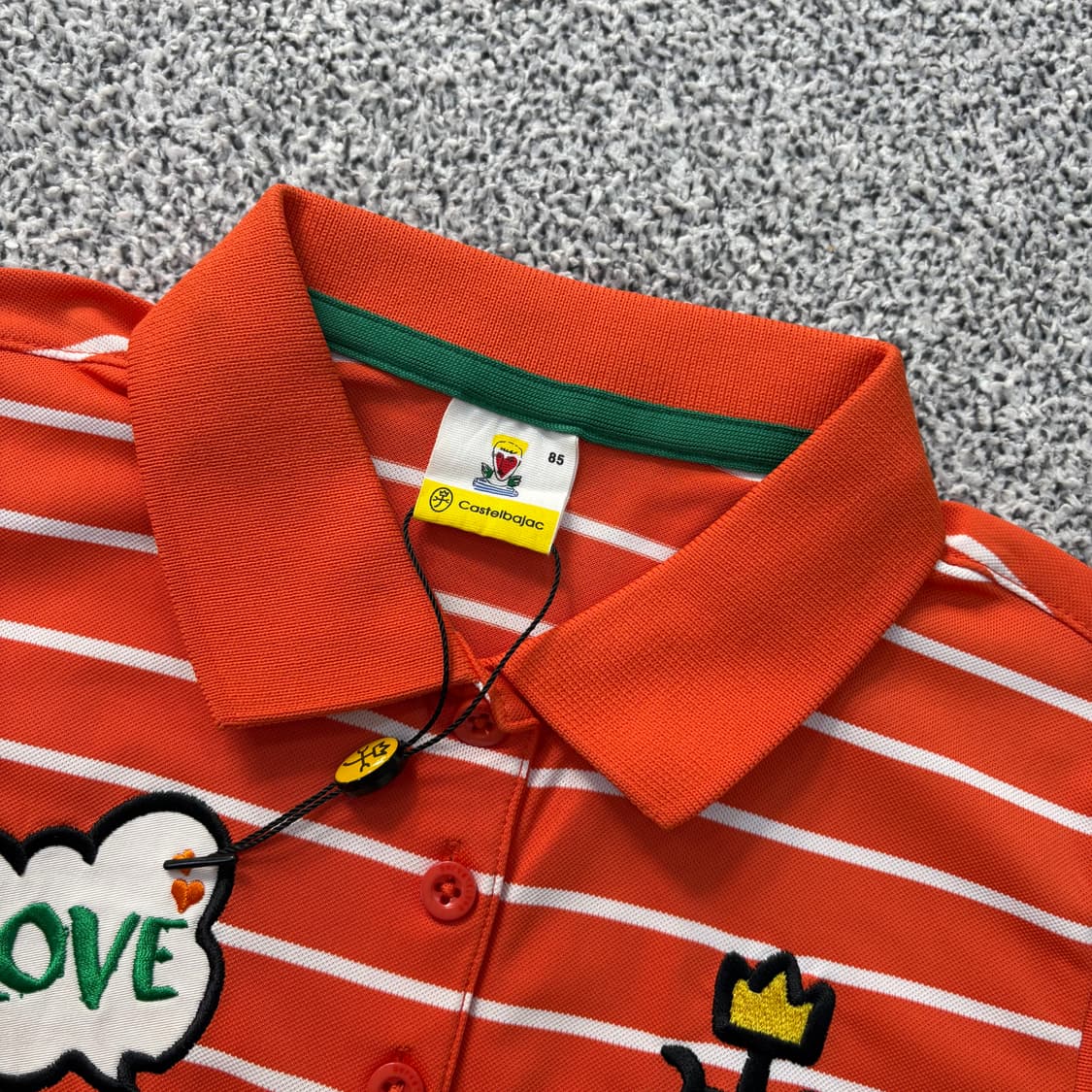 85 새상품 까스텔바작 민소매 골프티 0305J 상품이미지2