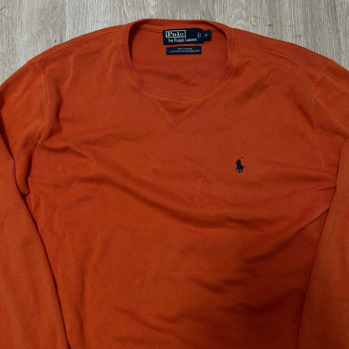 폴로 랄프로렌 코튼 브이넥 니트 S/90  상품이미지2