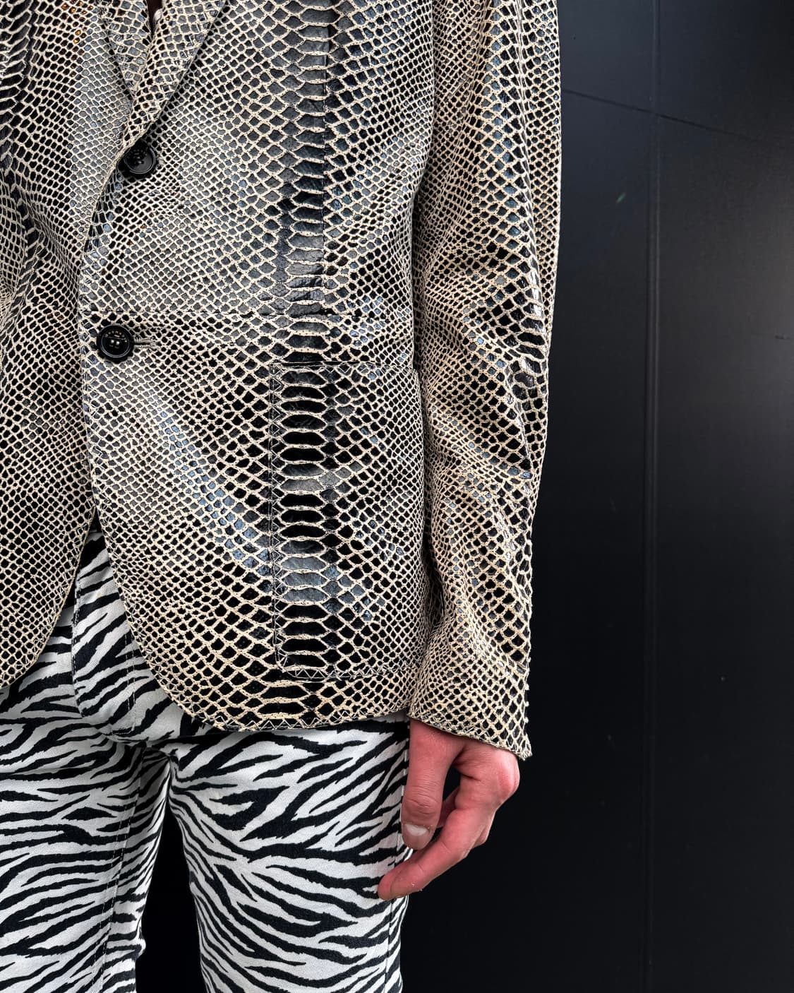 John Richmond – Python Lamb Skin jacket  상품이미지4