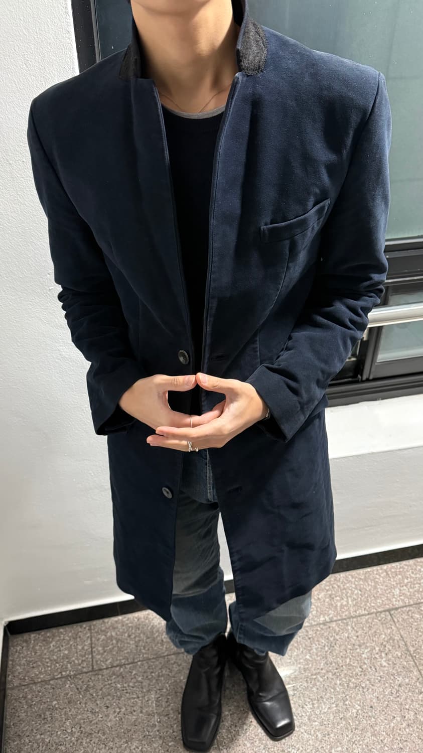 Armani Exchange Moleskin Coat(L, navy) 상품이미지3