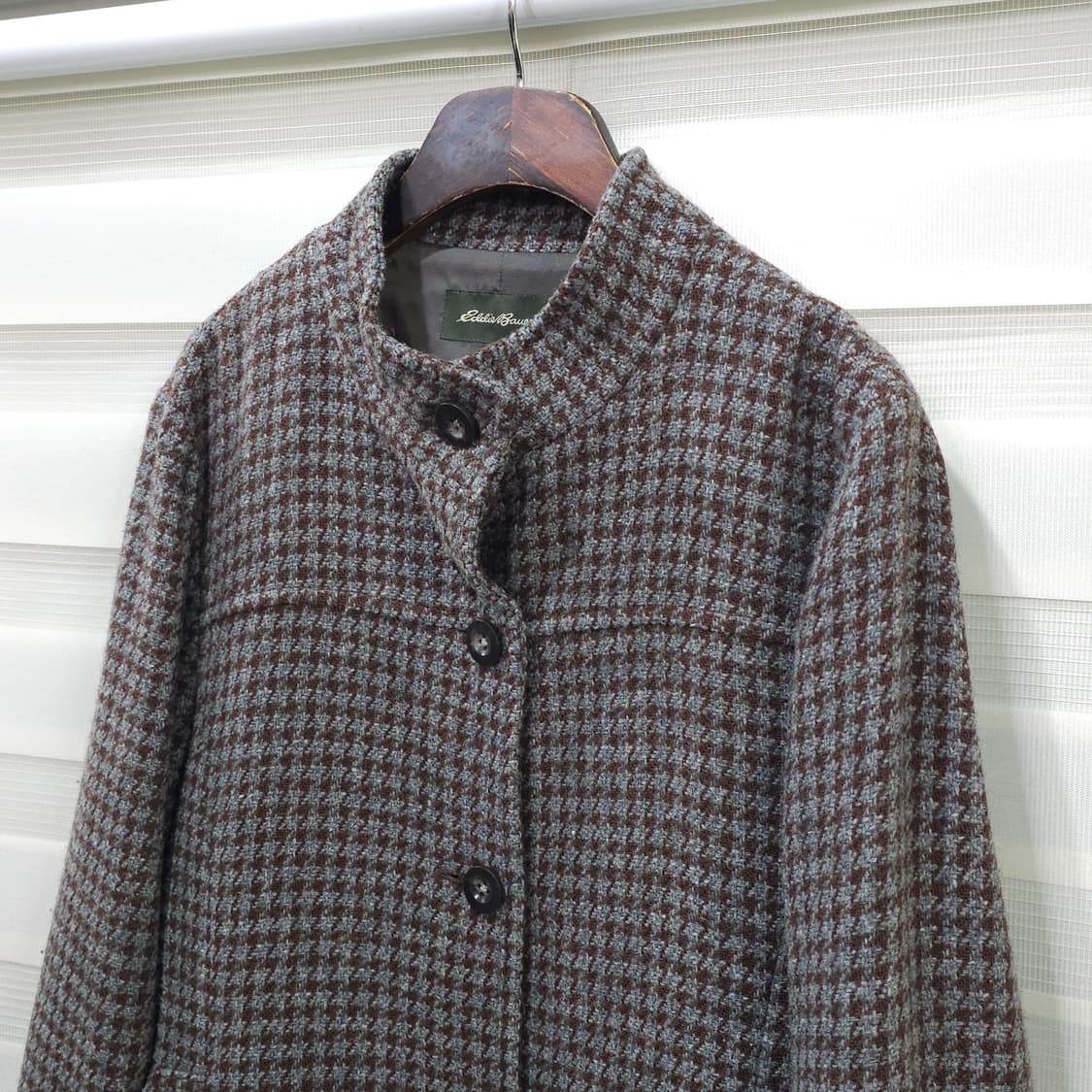 에디바우어 하운드투스 체크 자켓- 우먼L 상품이미지2