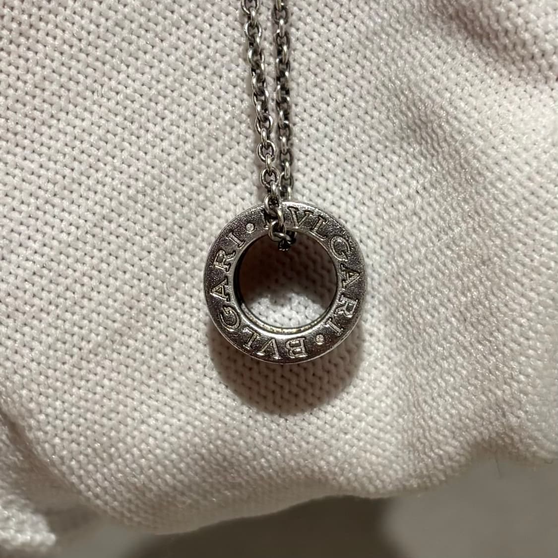 A+ OS사이즈 불가리 세이브 더 칠드런 목걸이 실버 상품이미지3