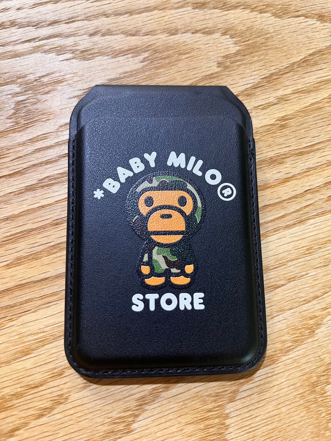 베이프 베이비 마일로 맥세이프 카드 홀더 (BK) 상품이미지3