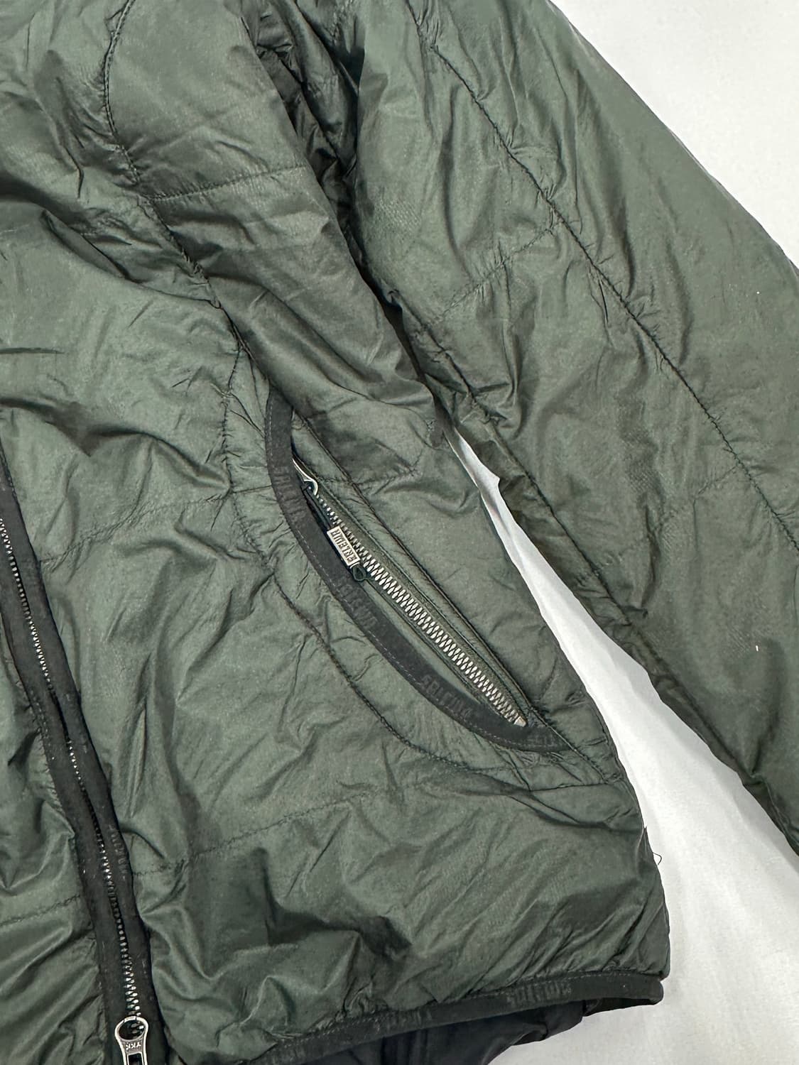 살레와 1935 카키 그린 패딩 그런지 히피 에스닉 아우터 빈티지 상품이미지6