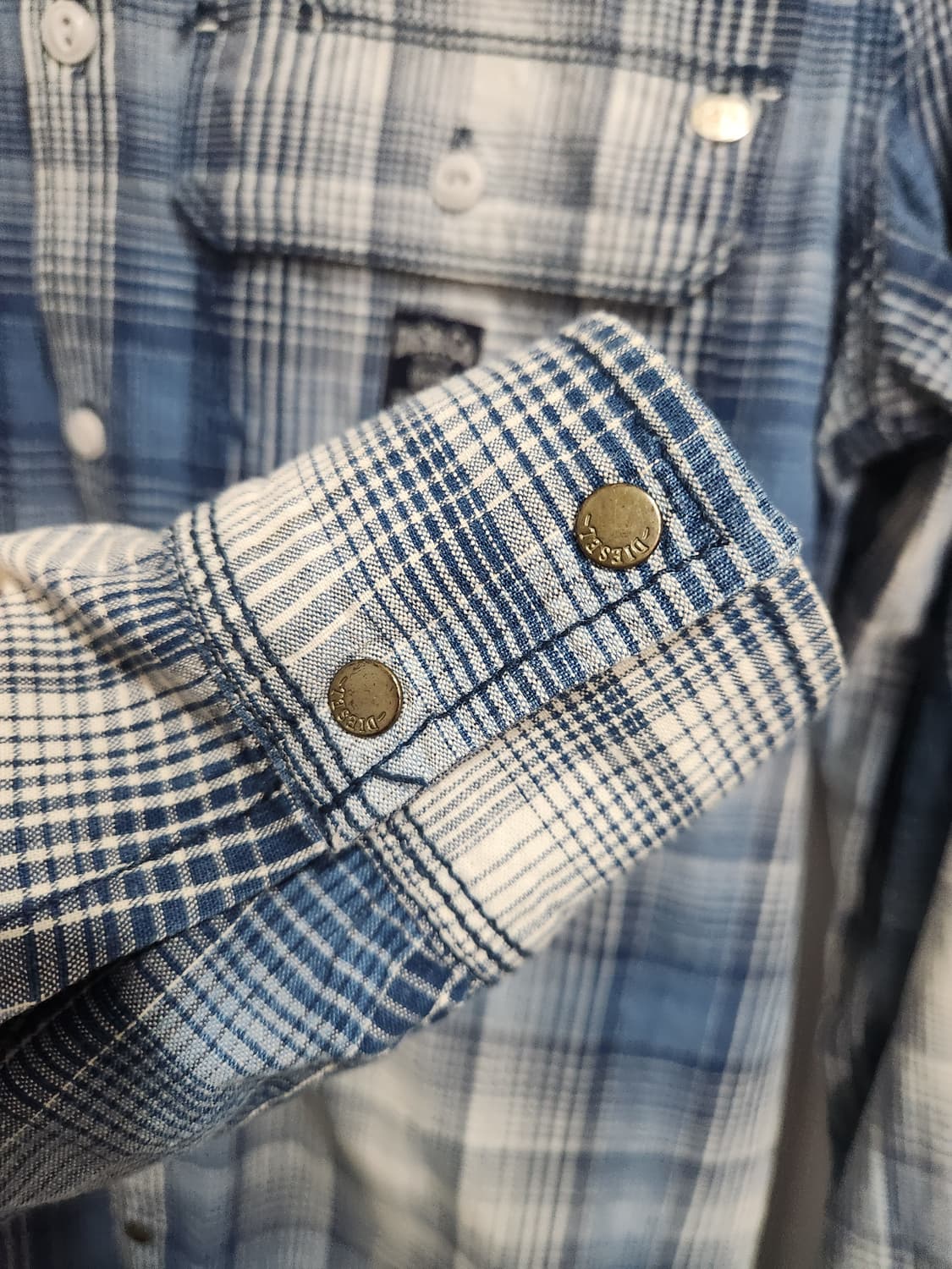 디젤 체크셔츠m 상품이미지6