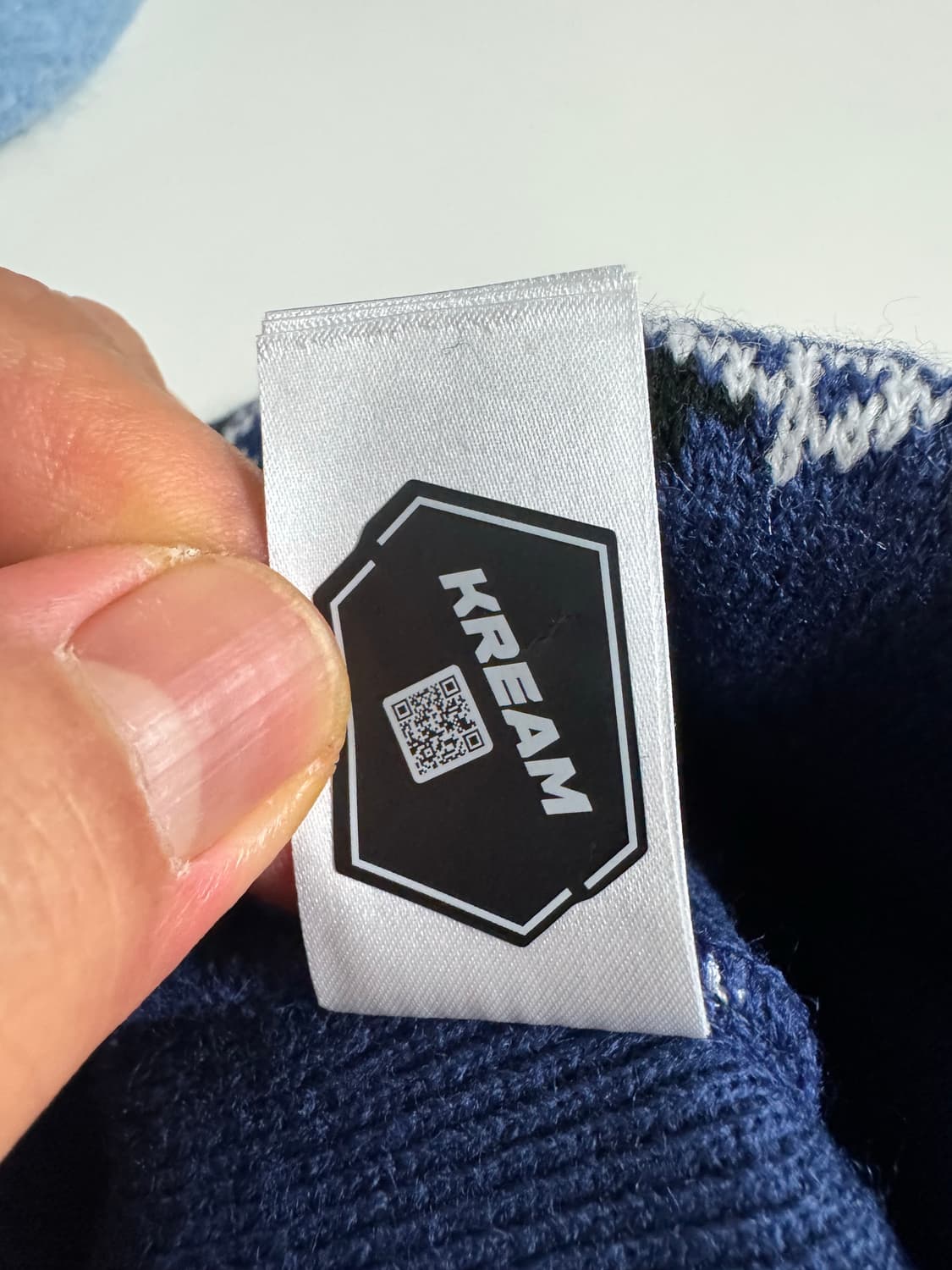 슈프림 페이즐리 비니 네이비 상품이미지5