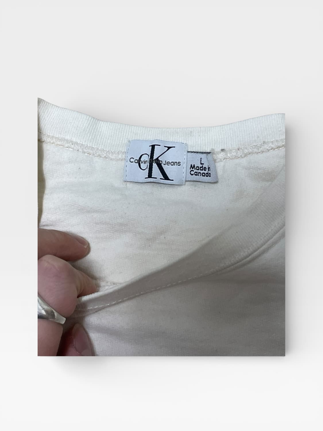 CK - 롱 슬리브 티셔츠(XL 추천) 상품이미지3