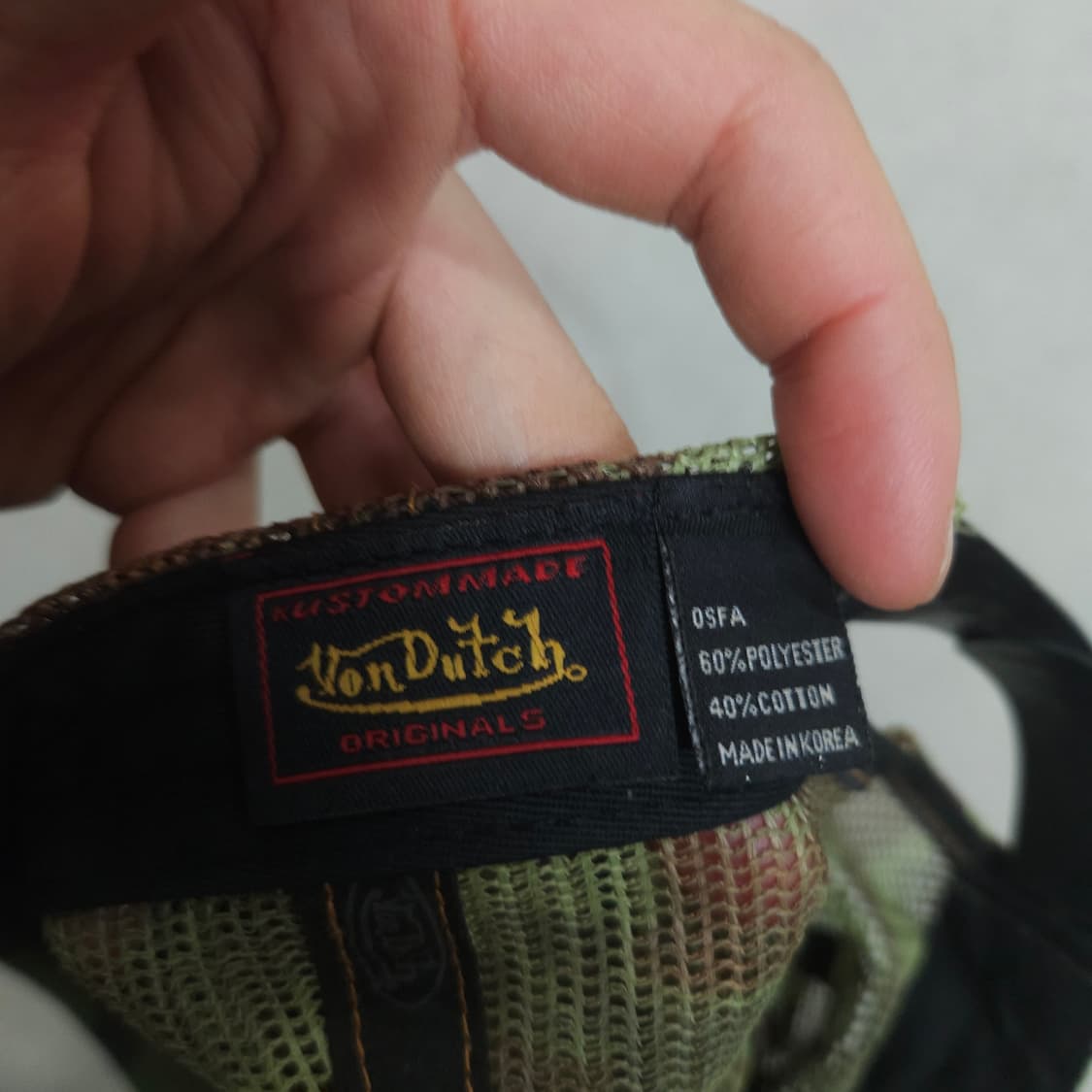 본더치 카모 메쉬캡 상품이미지6