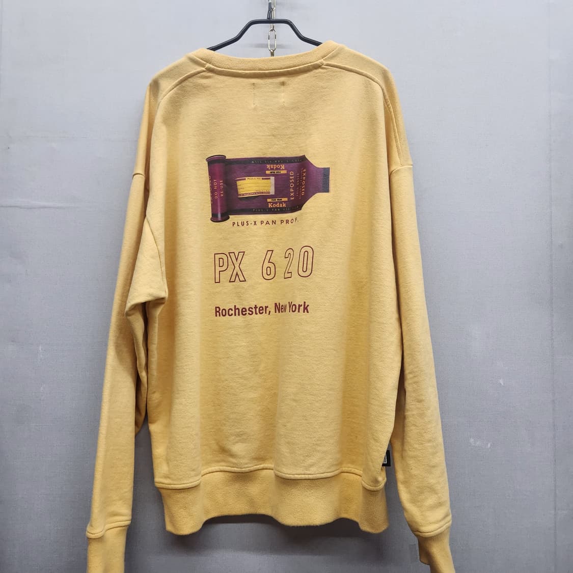 코닥 백 프린팅 오버핏 맨투맨 2XL 상품이미지3