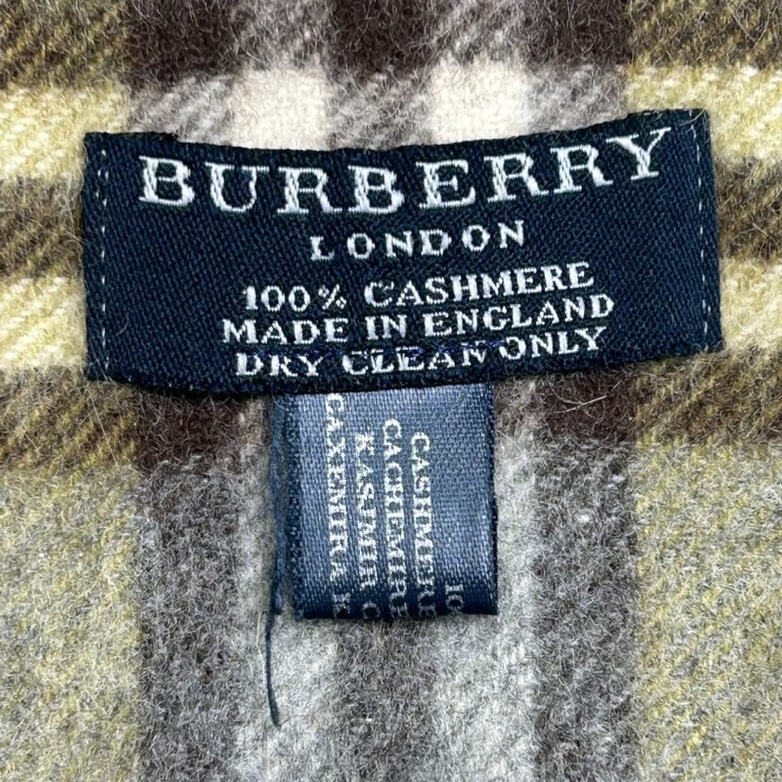 버버리 캐시미어 100% 체크 머플러 상품이미지3