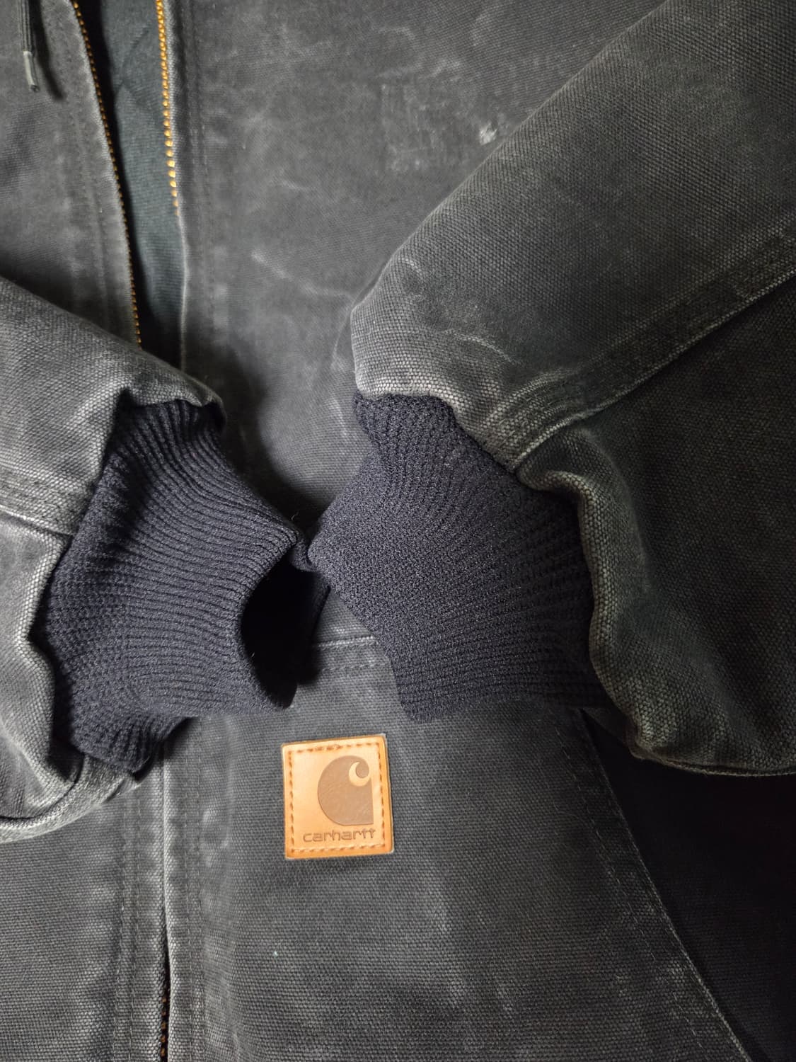 칼하트 j130 후드집업 블랙 XL 상품이미지3