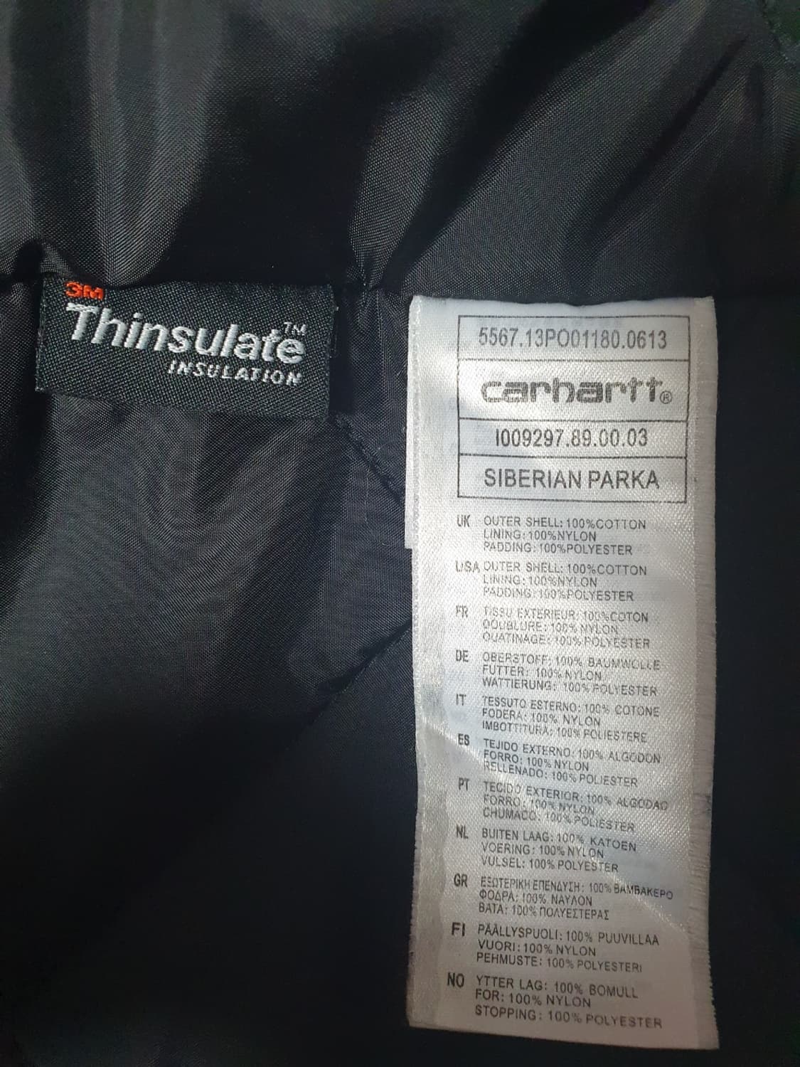 택포 칼하트 패딩 시베리아파카 누빔 점퍼 S 상품이미지10