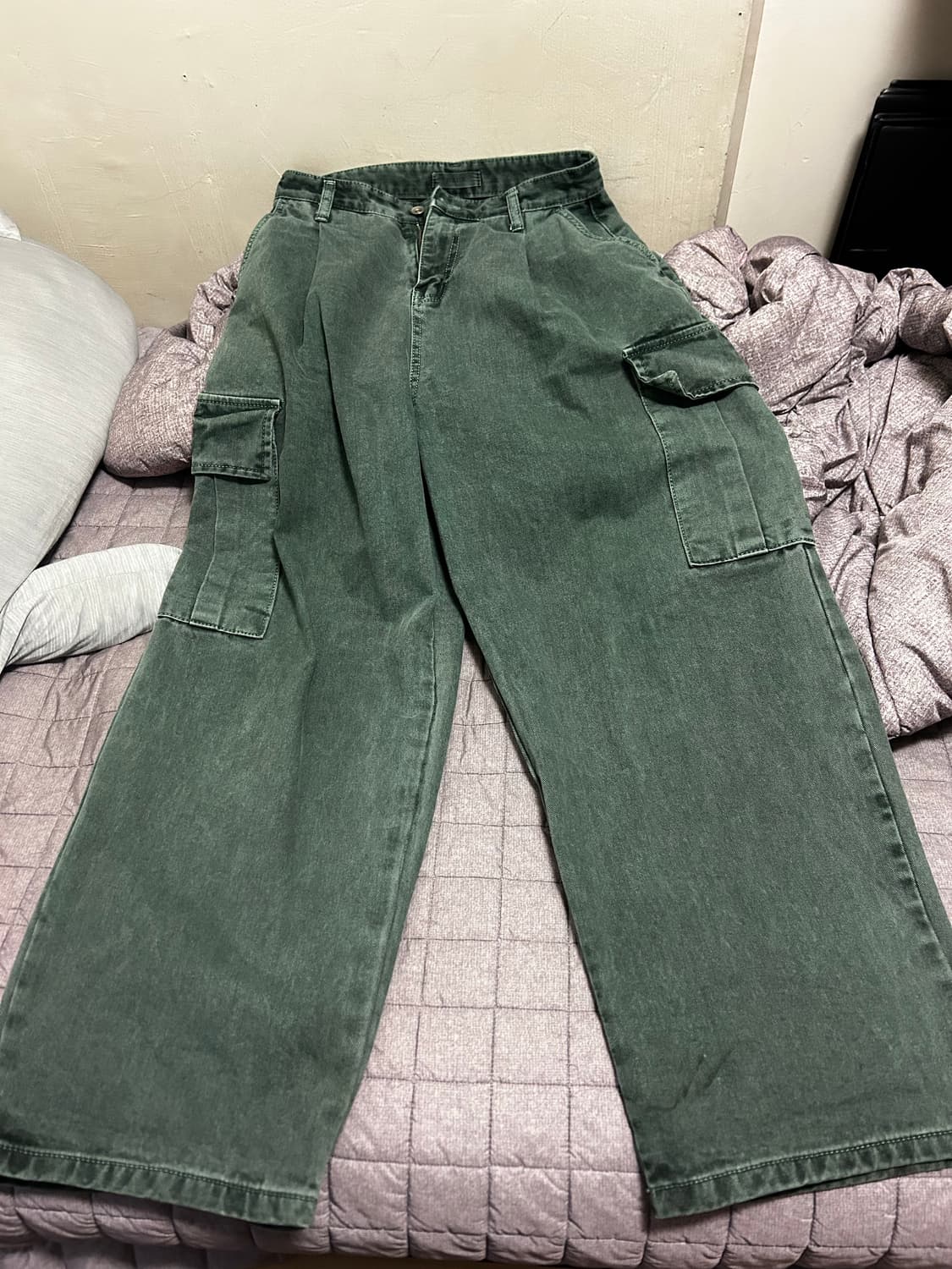 빈티지 피그먼트 워싱 카고팬츠 상품이미지2