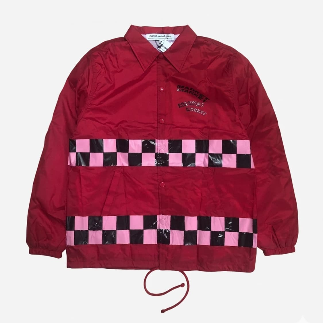 꼼데가르송 블랙앤핑크마켓 리미티드 코치자켓 M 상품이미지1