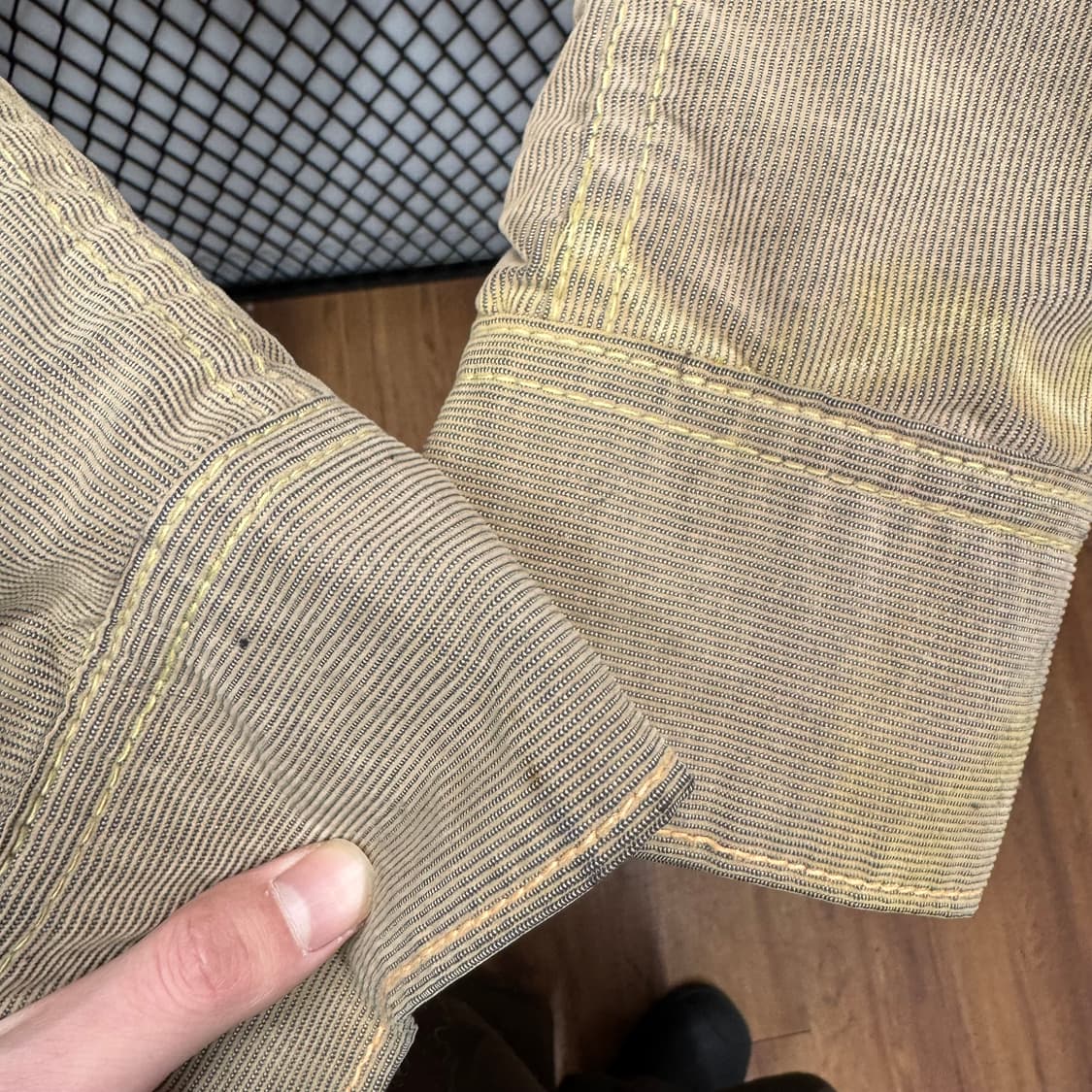 00s 리바이스 웨스턴 쉐르파 트러커자켓 투포켓 디테일 베이지 상품이미지8