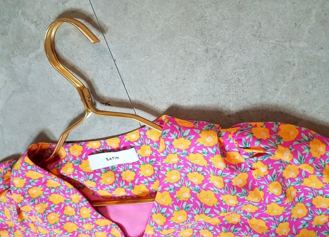 샤틴 플라워 원피스. 55 상품이미지3