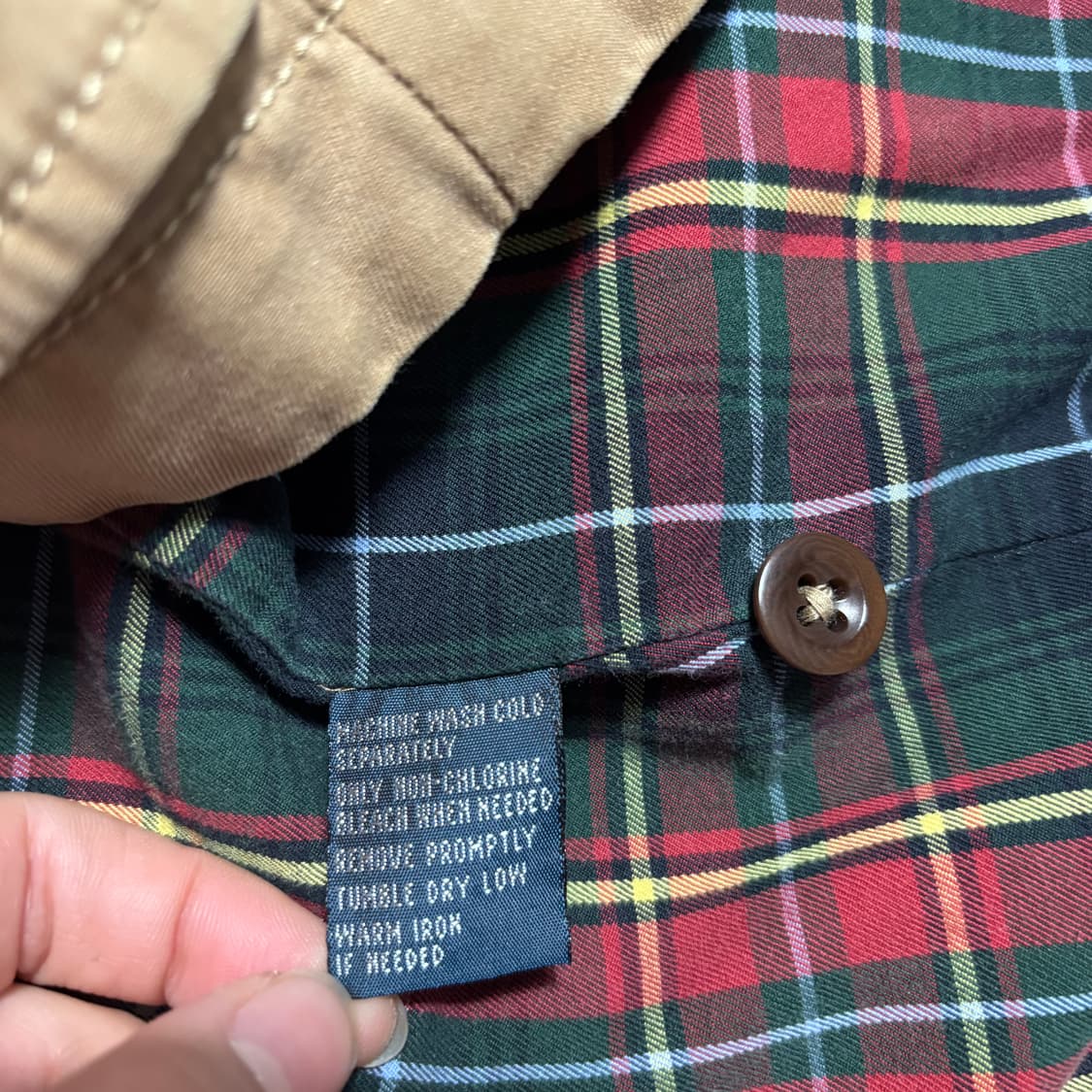 L 폴로랄프로렌 카키 포니 브라운 해링턴 자켓 상품이미지5