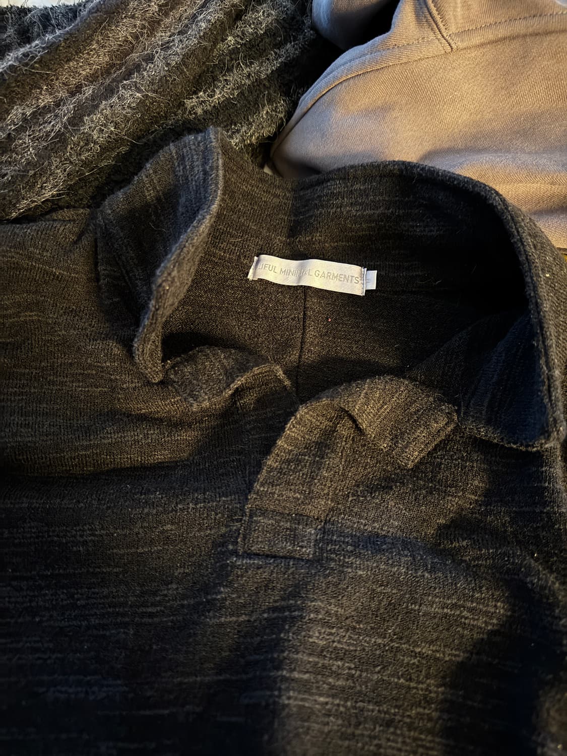 LIFUL 긴팔 셔츠 M 블랙 상품이미지1